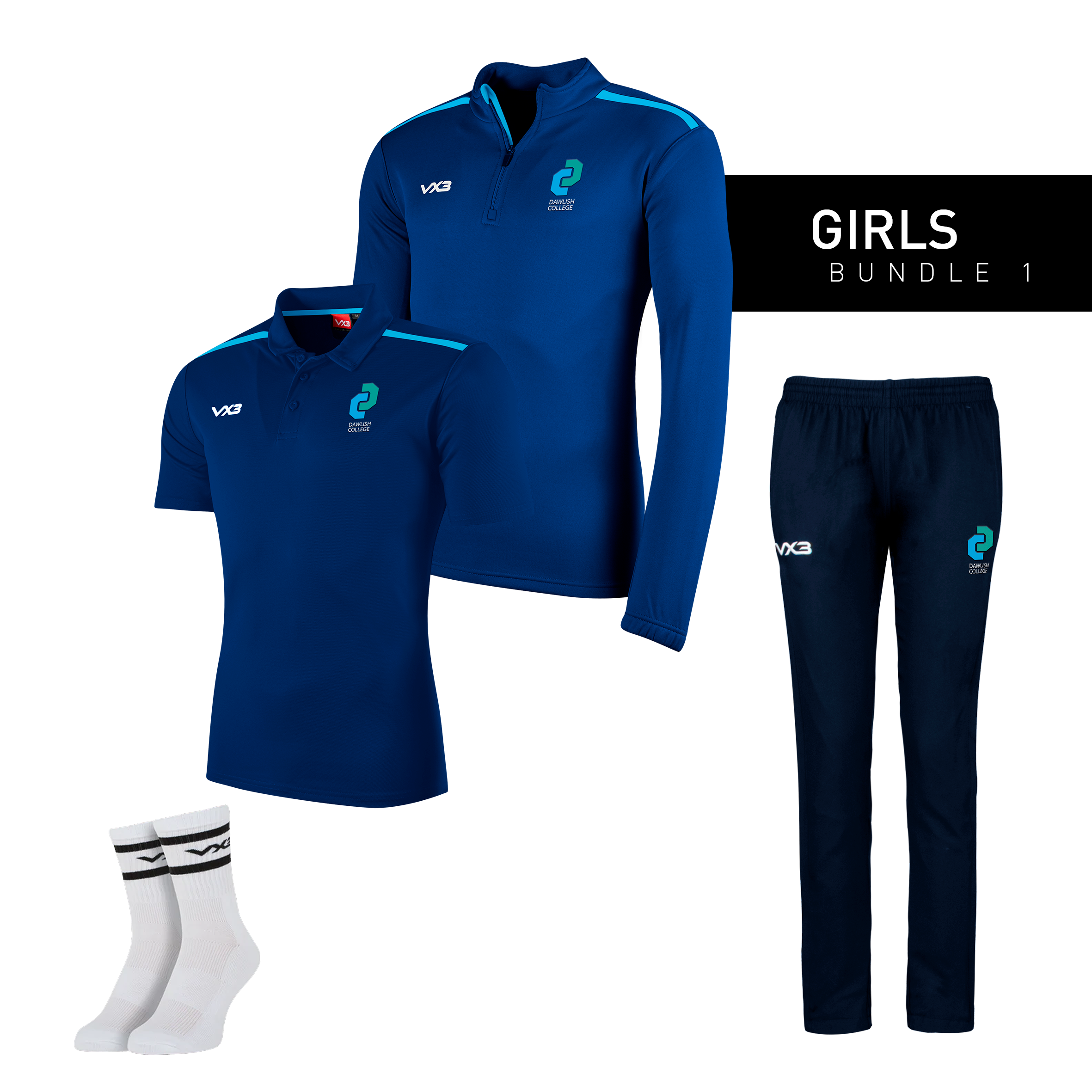 Dawlish College General Uniform - Girls Bundle 1