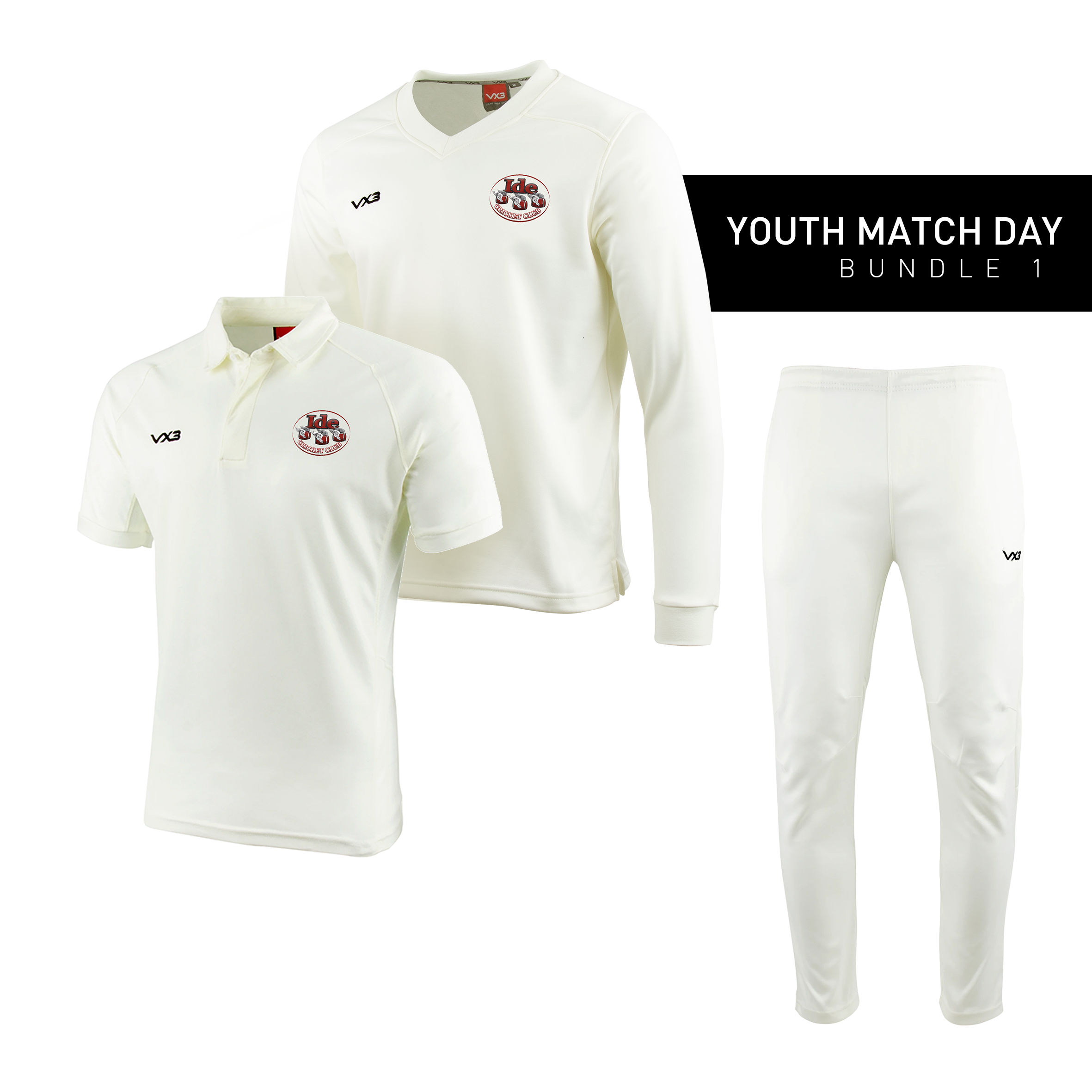Ide Cricket Club Youth Match Day Bundle 1