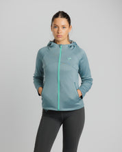 Reykjavik Women's Full-Zip Hoodie - Chalk Green