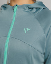 Reykjavik Women's Full-Zip Hoodie - Chalk Green