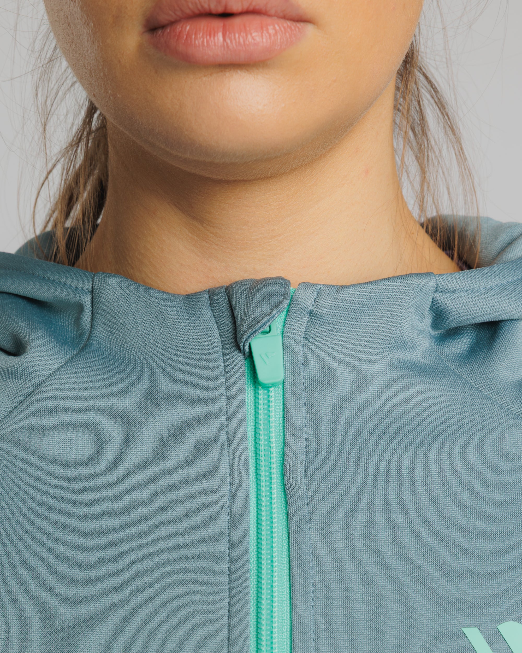 Reykjavik Women's Full-Zip Hoodie - Chalk Green