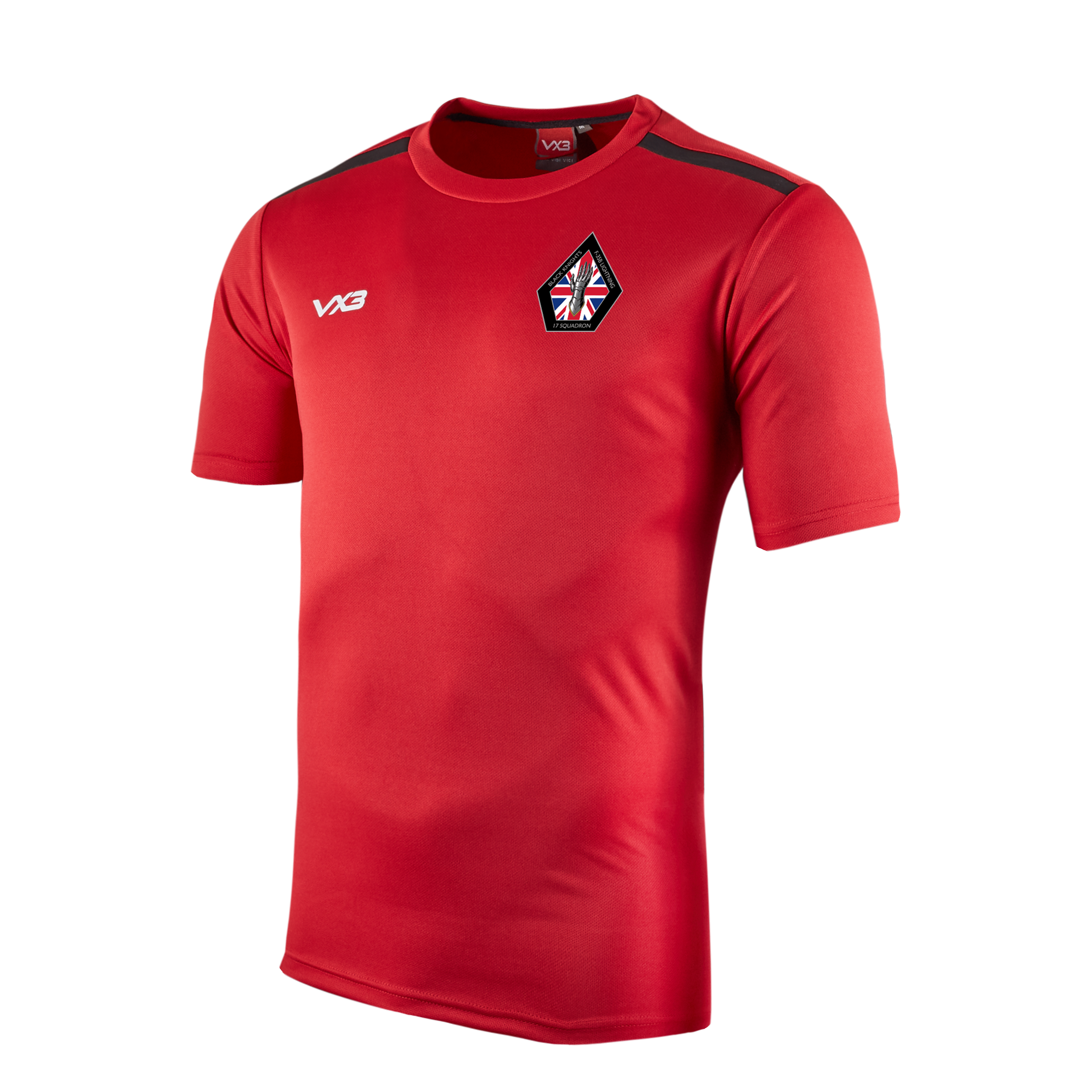 17 Test And Evaluation Squadron Fortis Tee - Red/Black