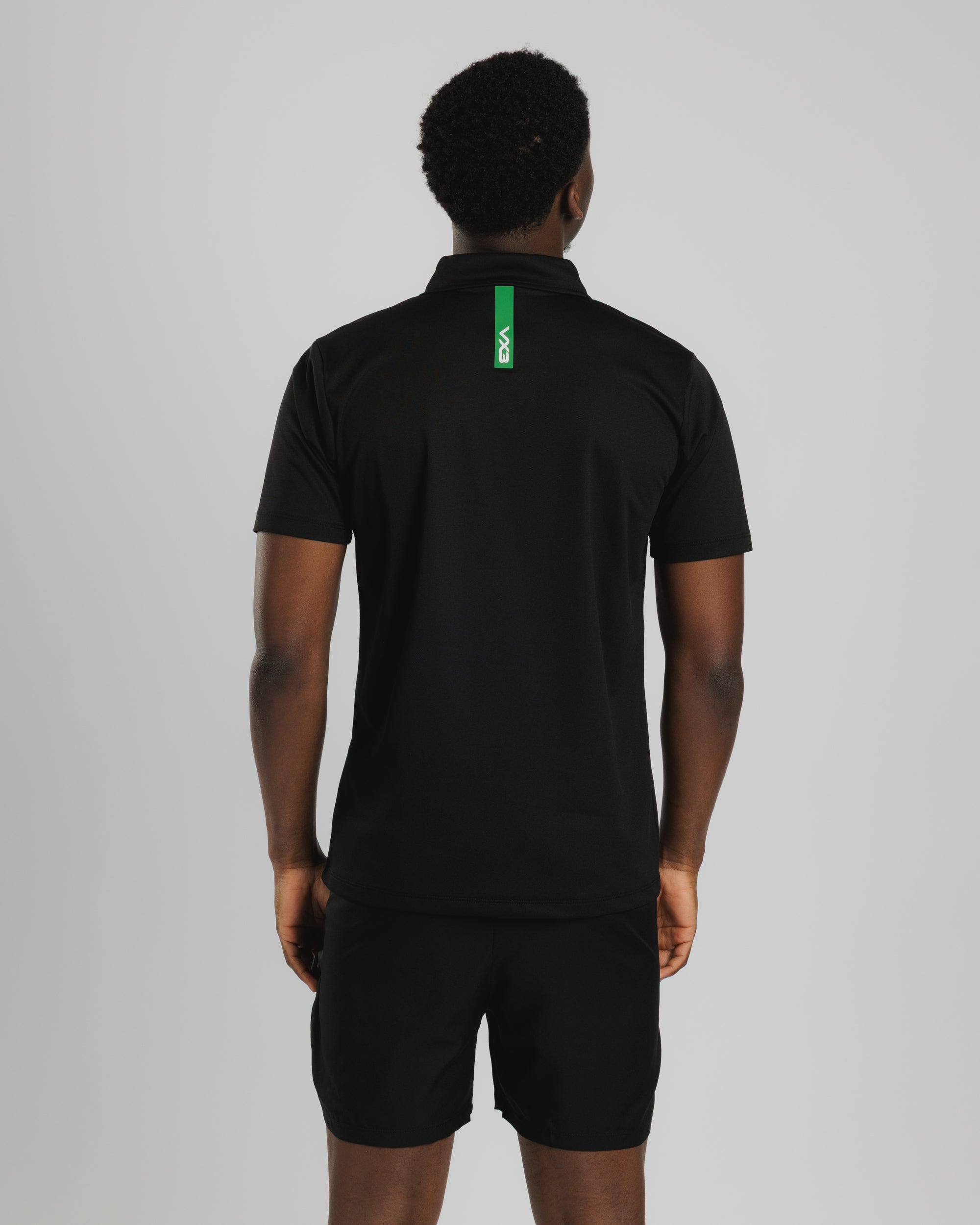 Fortis Polo Black/Emerald