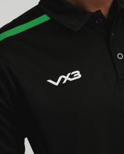 Fortis Polo Black/Emerald