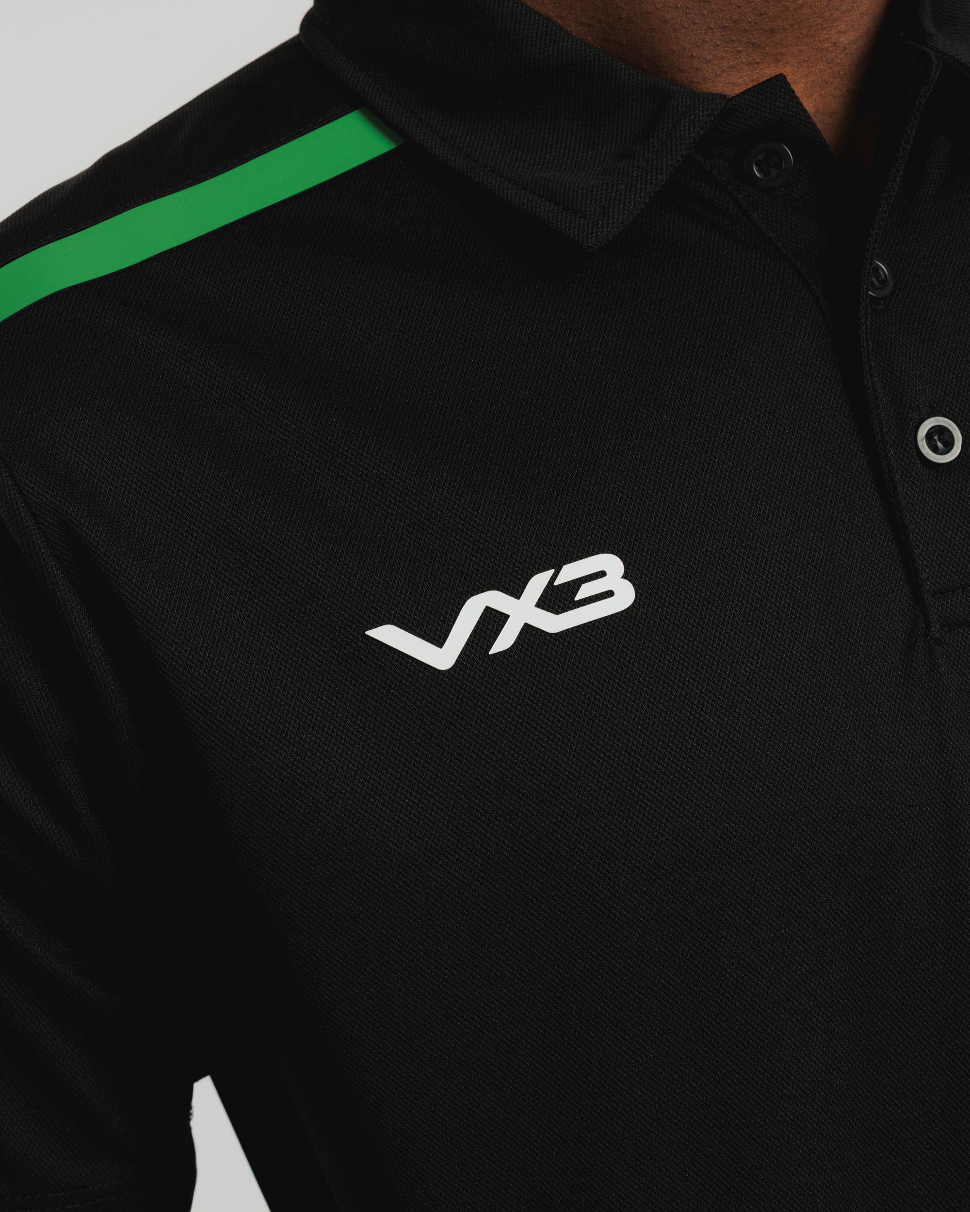 Fortis Polo Black/Emerald
