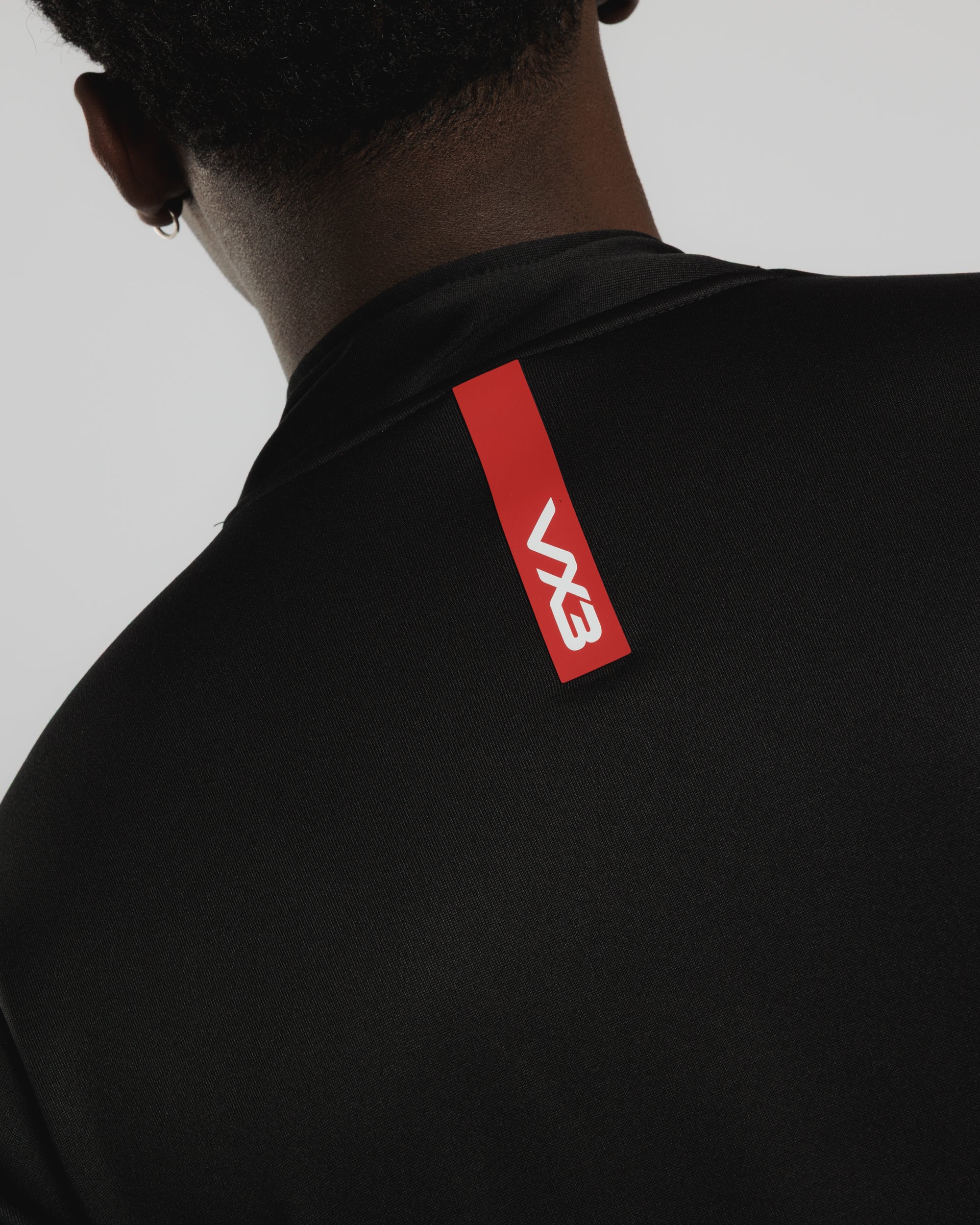 Fortis Quarter Zip Sweat Black/Red