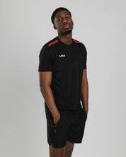 Fortis Tee Black/Red