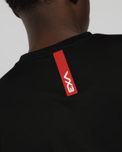 Fortis Tee Black/Red