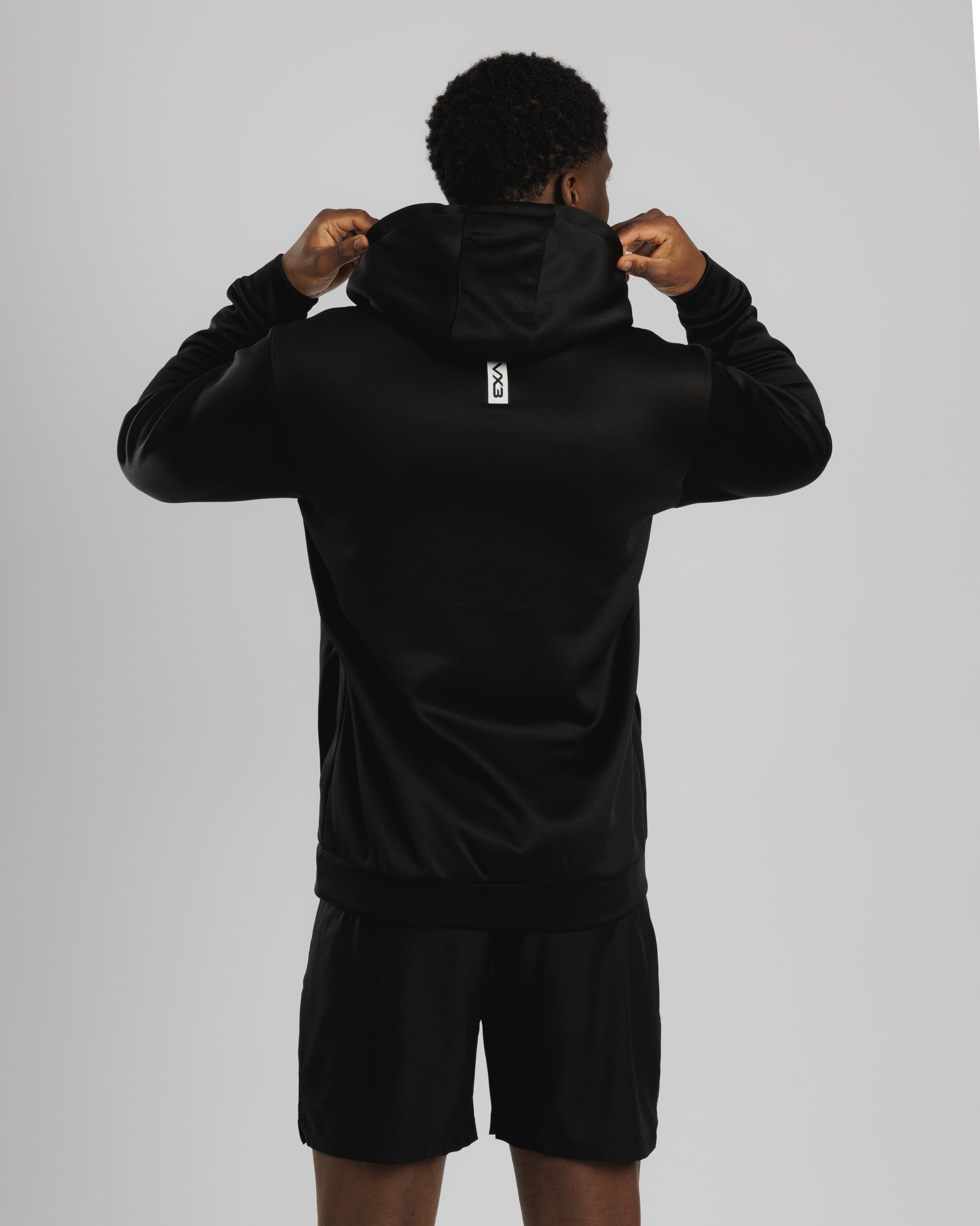 Fortis Hoodie Black/White