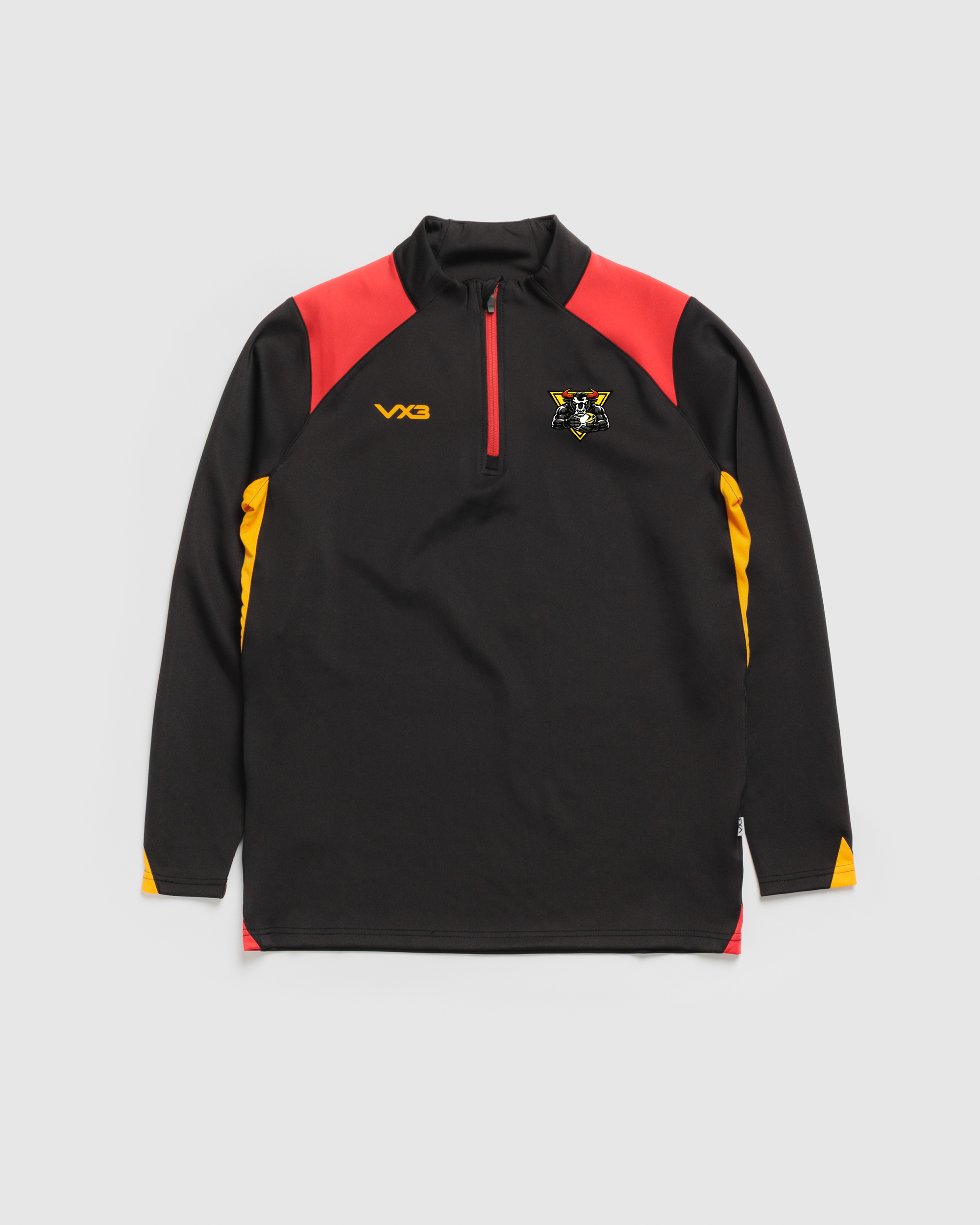 32 Engineer Regiment Vertex Quarter Zip -Black/Red/Amber