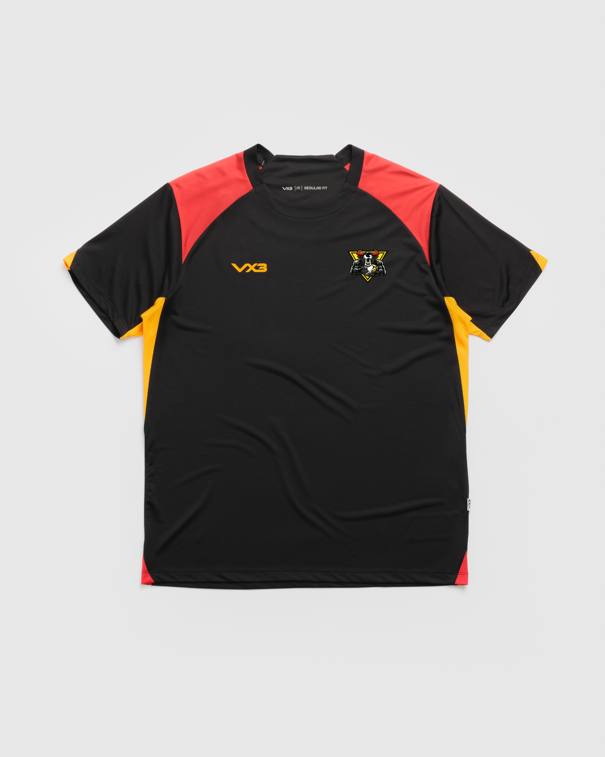 32 Engineer Regiment Vertex Tee -Black/Red/Amber
