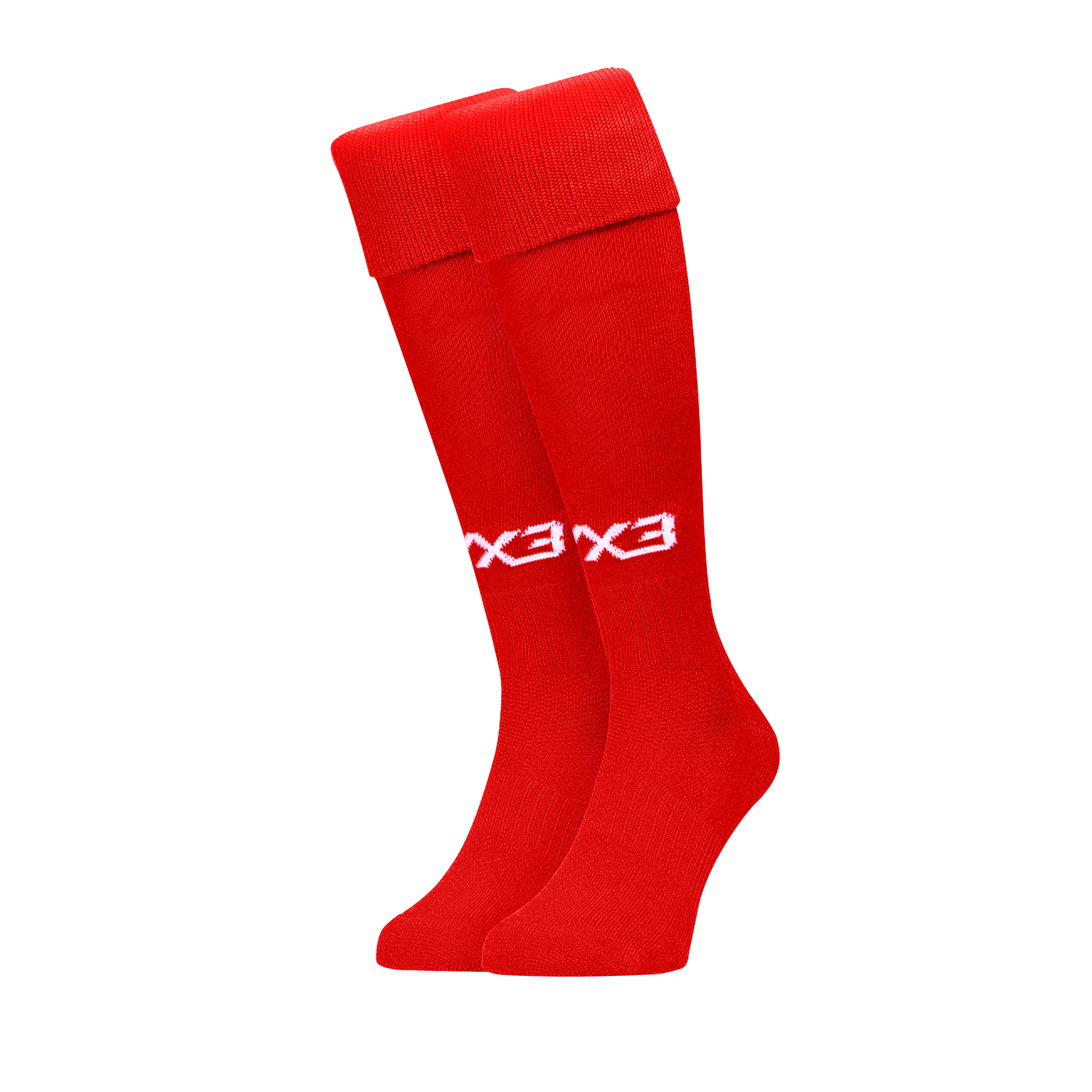 Peebles Hockey Club Youth Plain Playing Socks Red