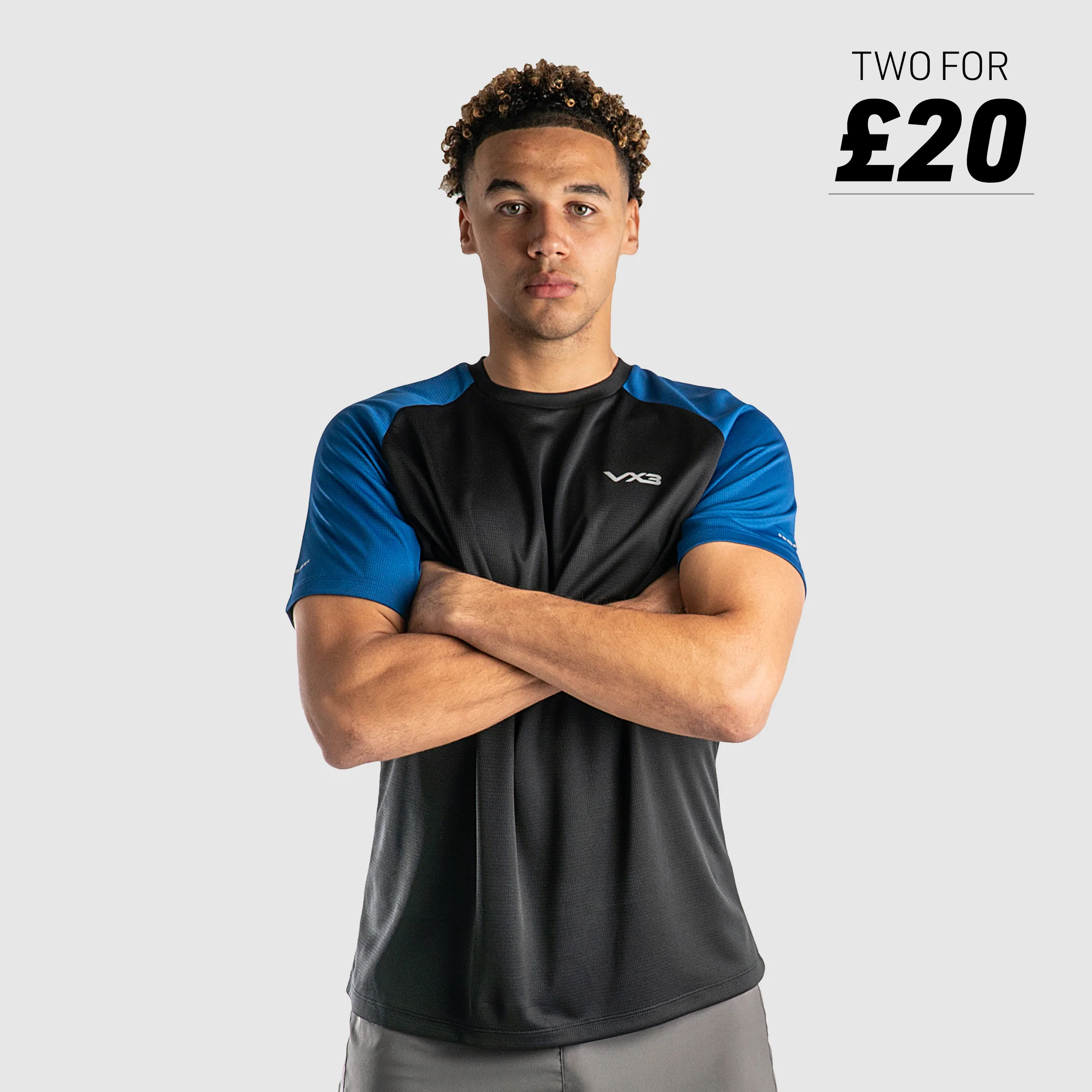 Aerowave T-Shirt- Black/Blue