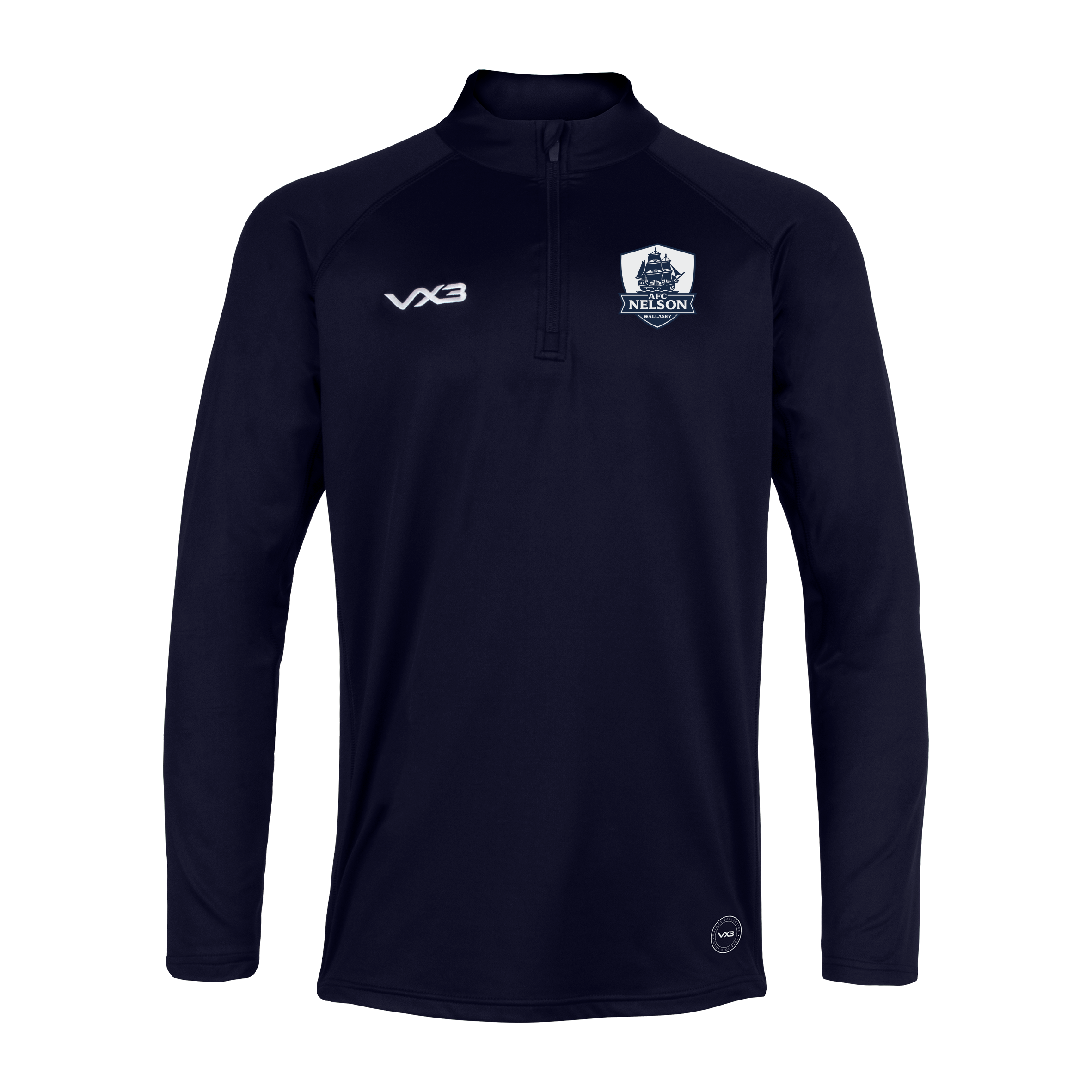 AFC Nelson Primus Quarter Zip Navy