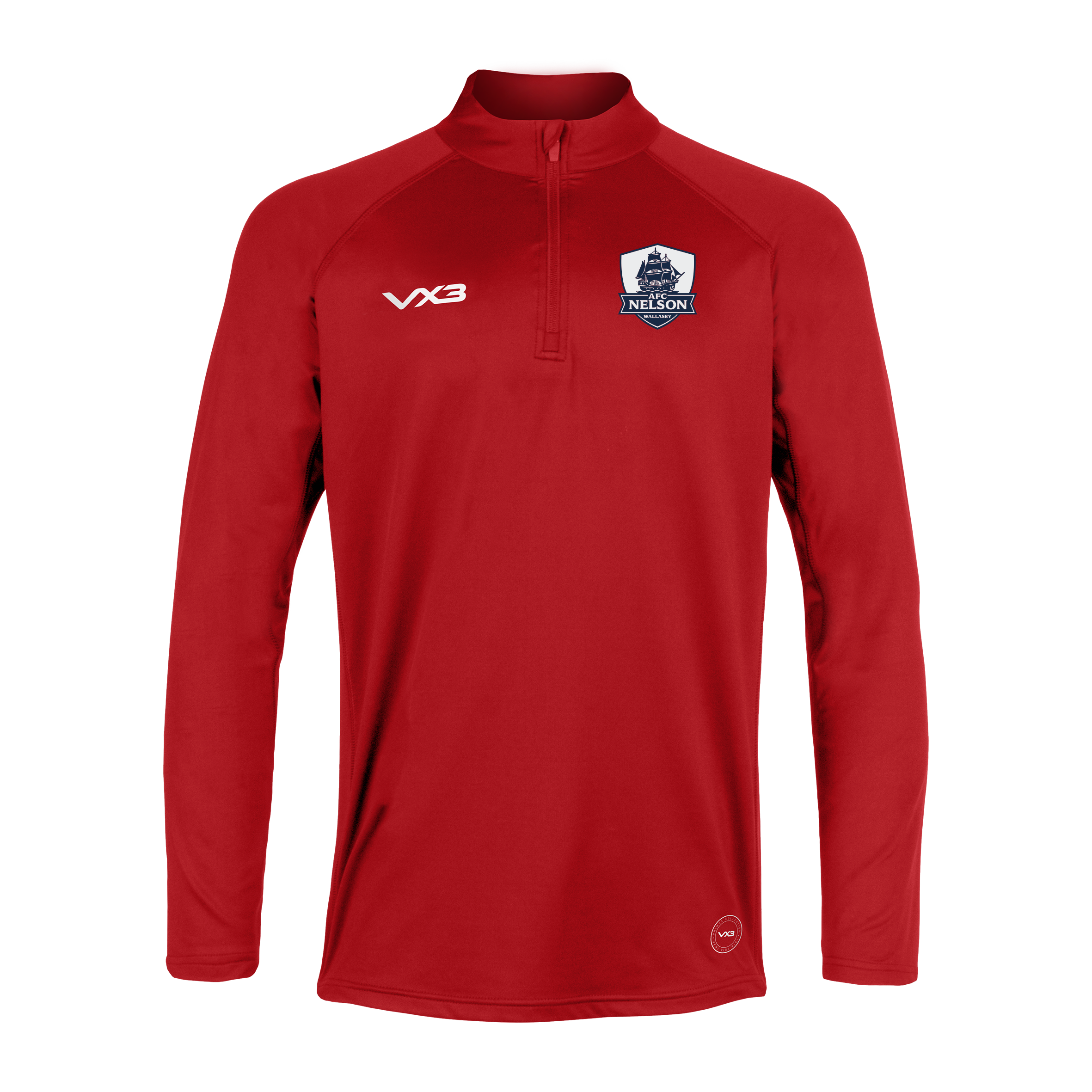 AFC Nelson Primus Quarter Zip Red