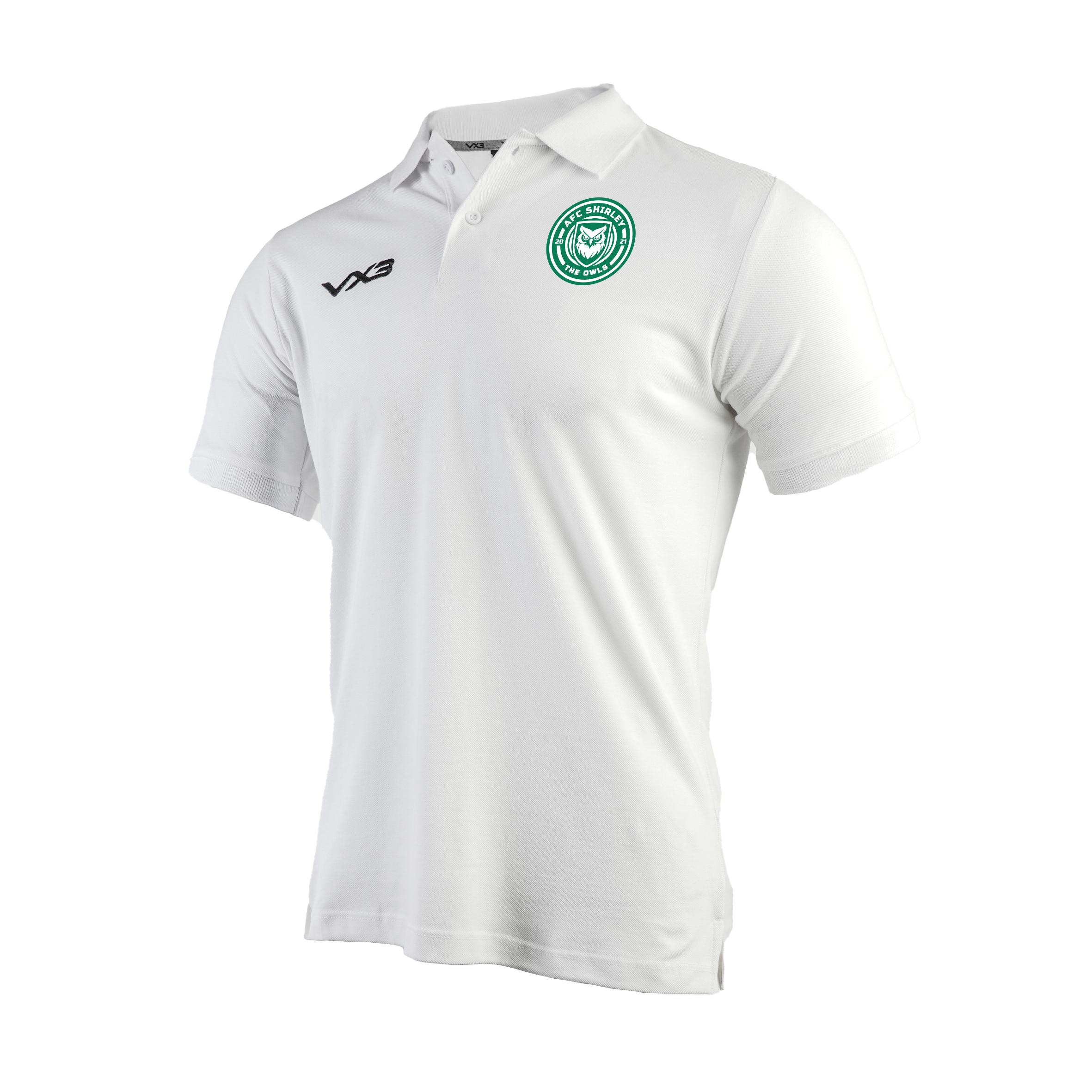 AFC Shirley Primus Polo Shirt White