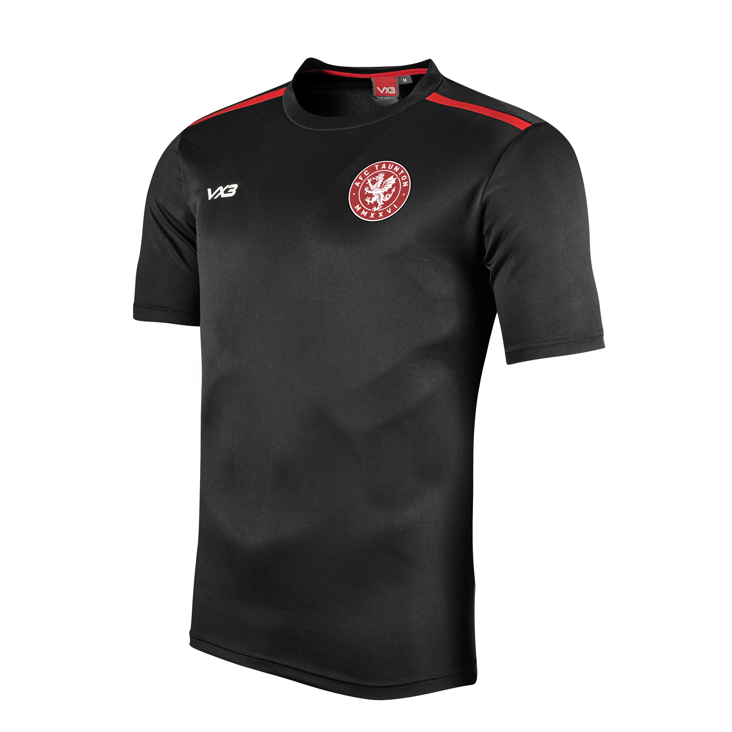 AFC Taunton Fortis Ladies Tee Black/Red