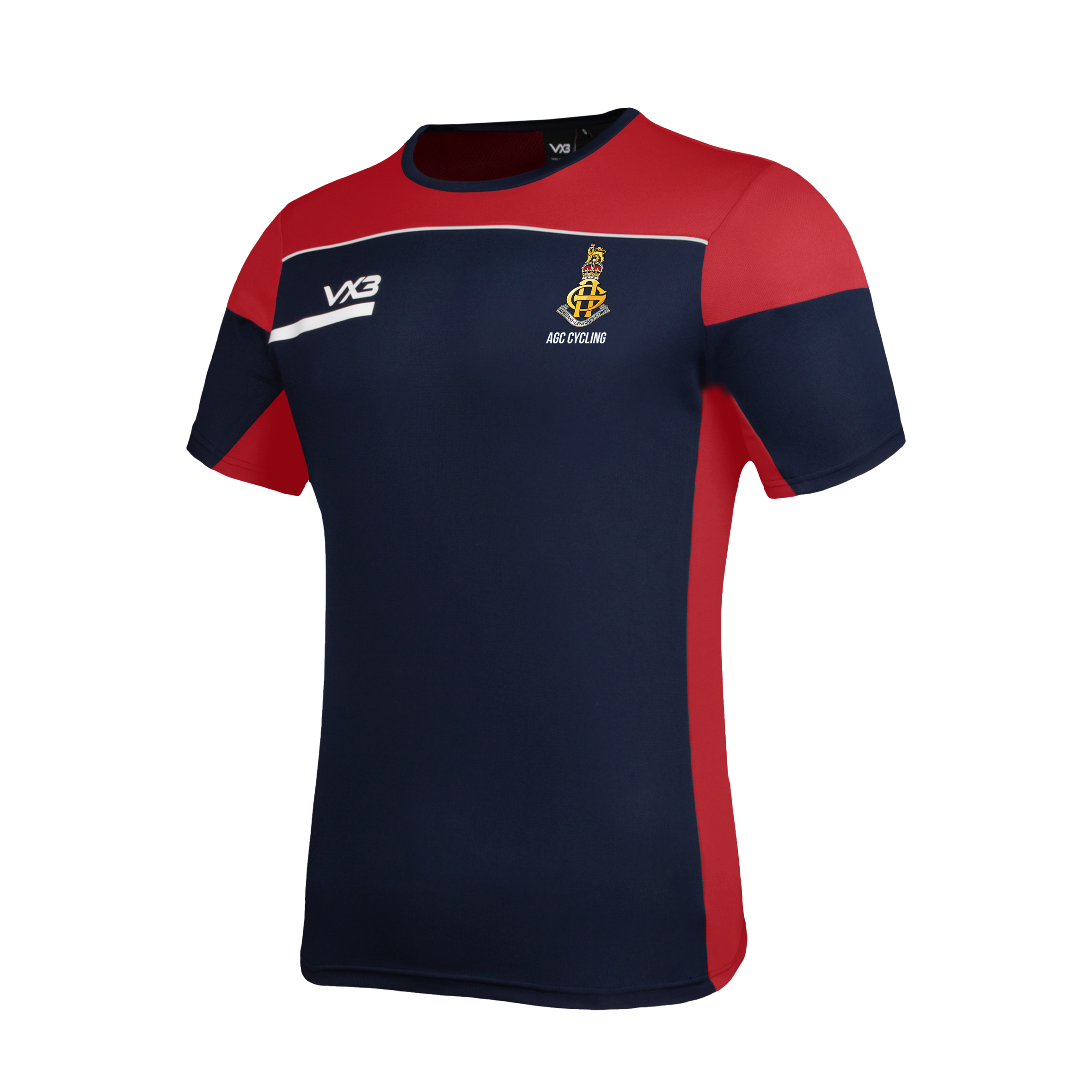 AGC Cycling Opus Tee - Navy Red