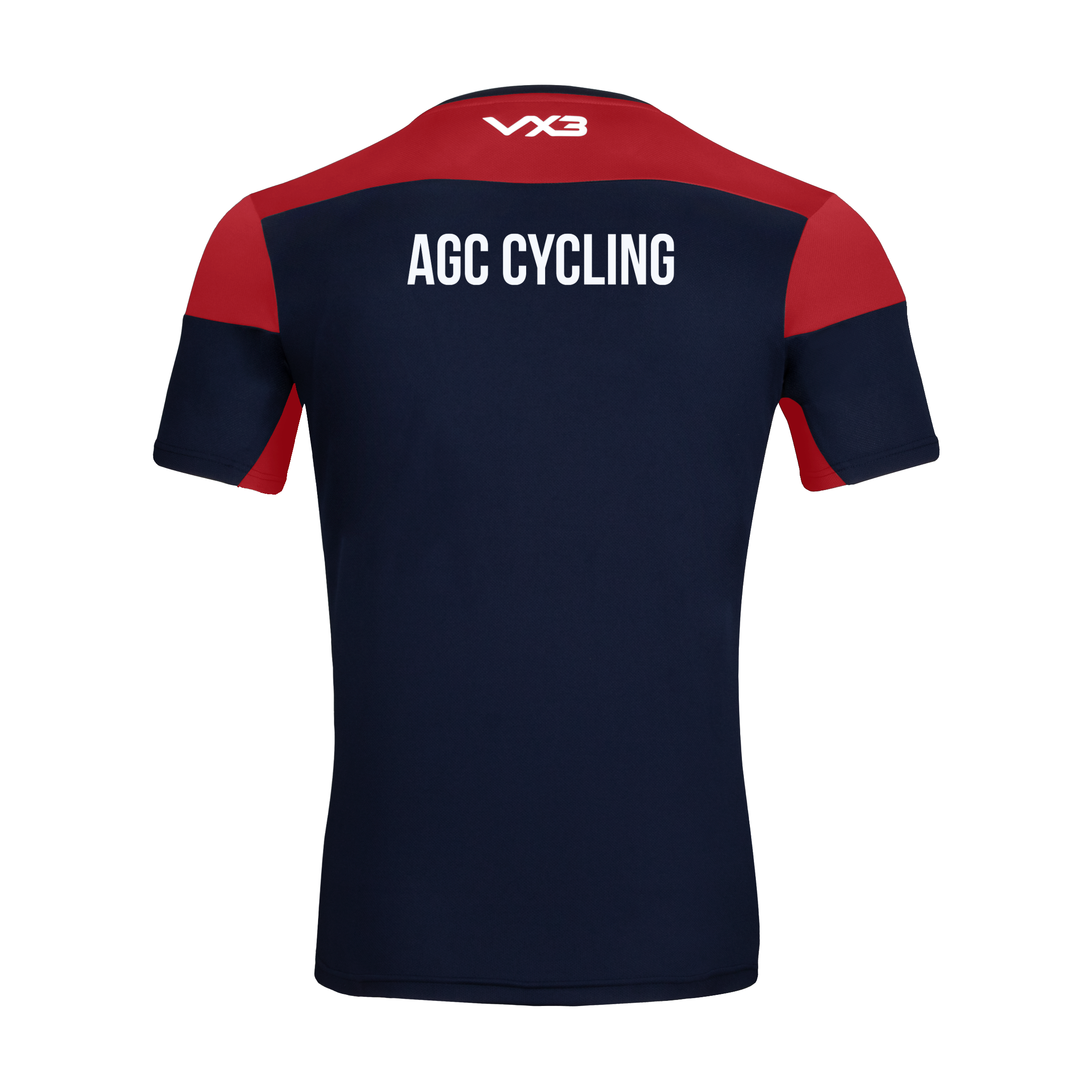 AGC Cycling Opus Tee - Navy Red