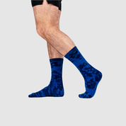 Arizona Tie Dye Socks- Agave/Cirrus Blue