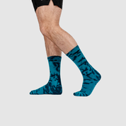 Arizona Tie Dye Socks- Aloe/Palo Green