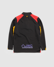 Abercrave RFC Vertex Youth Quarter Zip -Black/Red/Amber