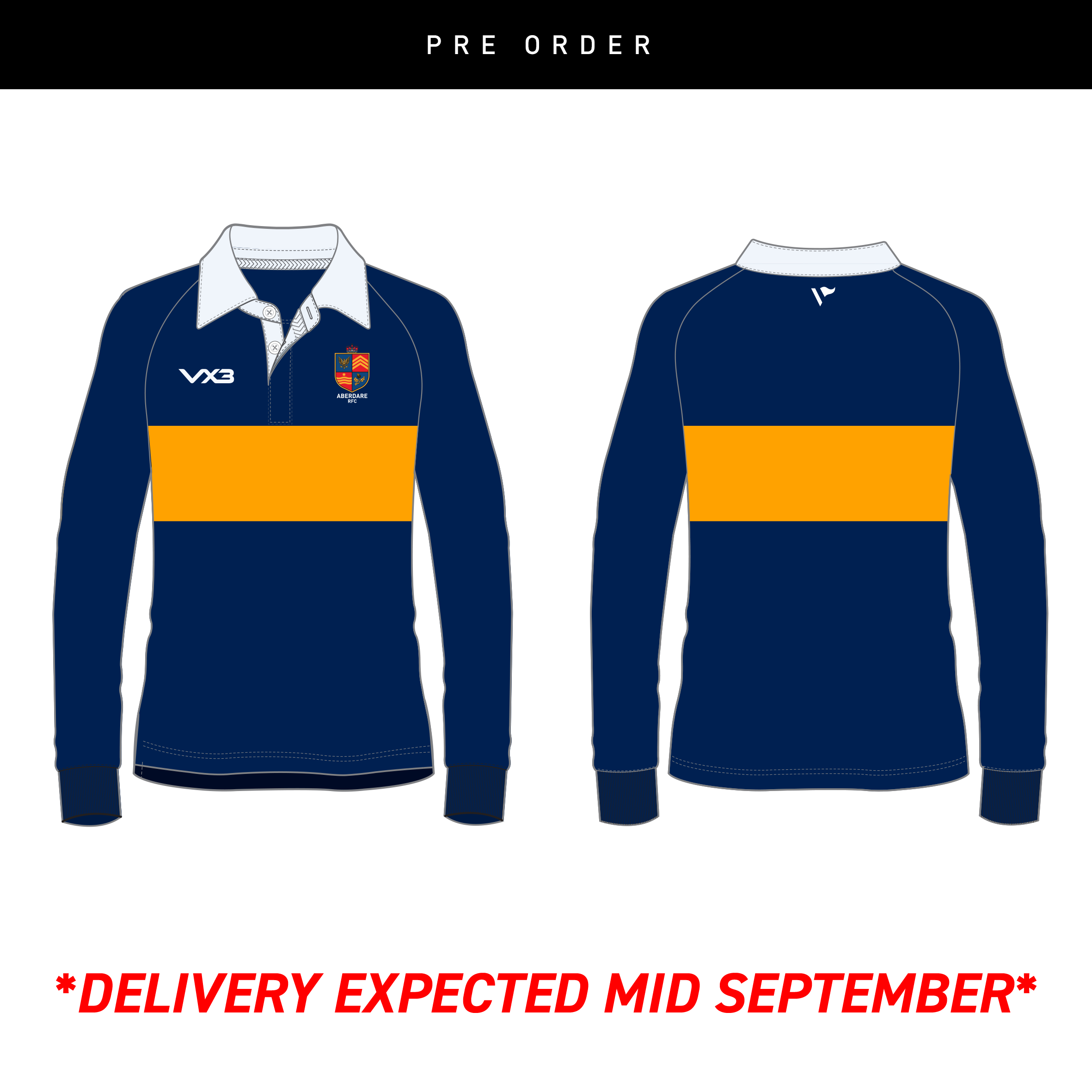 ABERDARE RFC LS HERITAGE JERSEY YOUTH