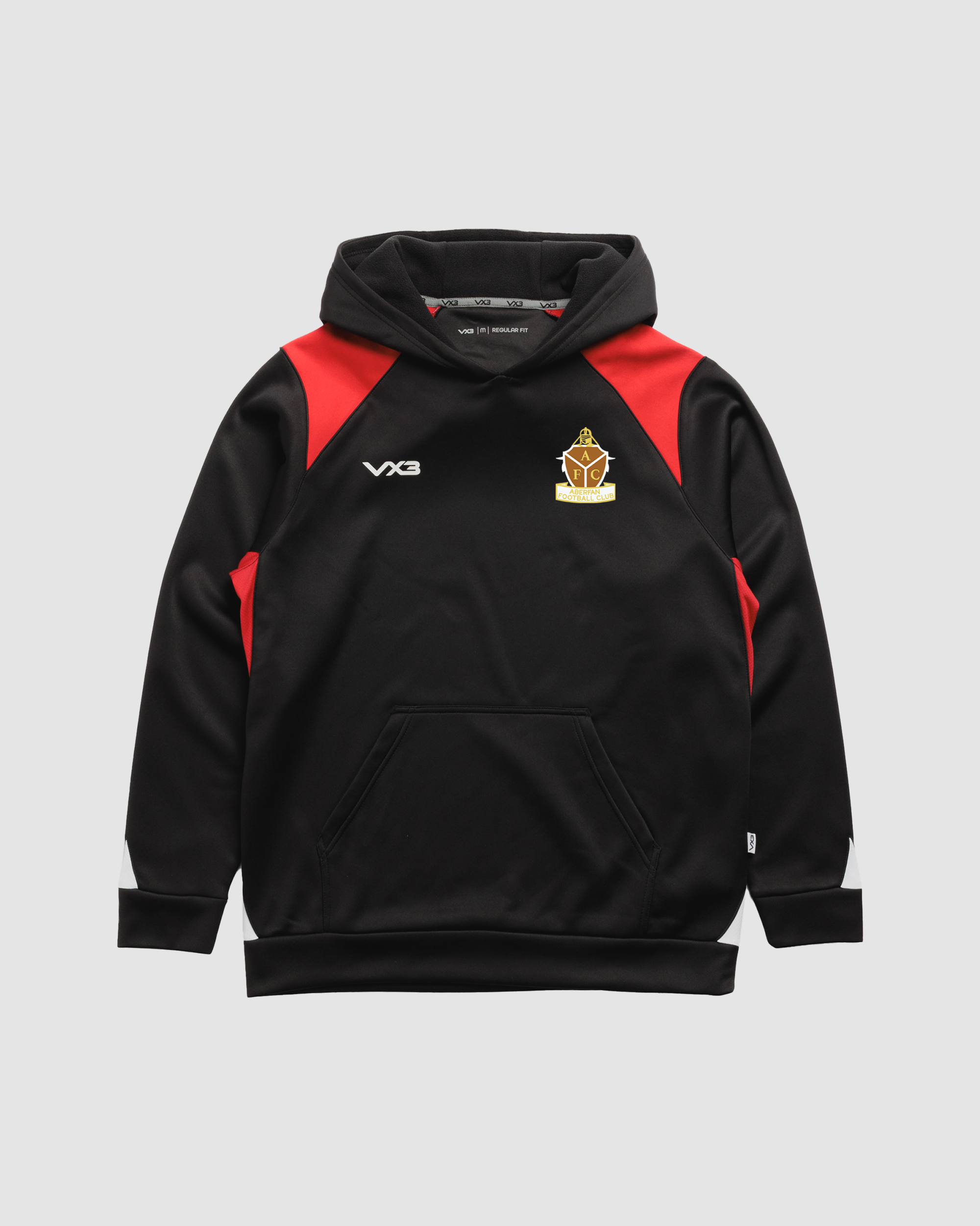 Aberfan FC Black Vertex Youth Hoodie