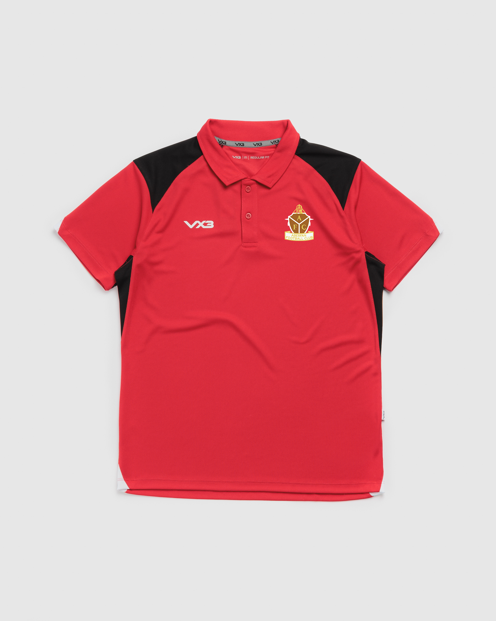Aberfan FC Red Vertex Polo