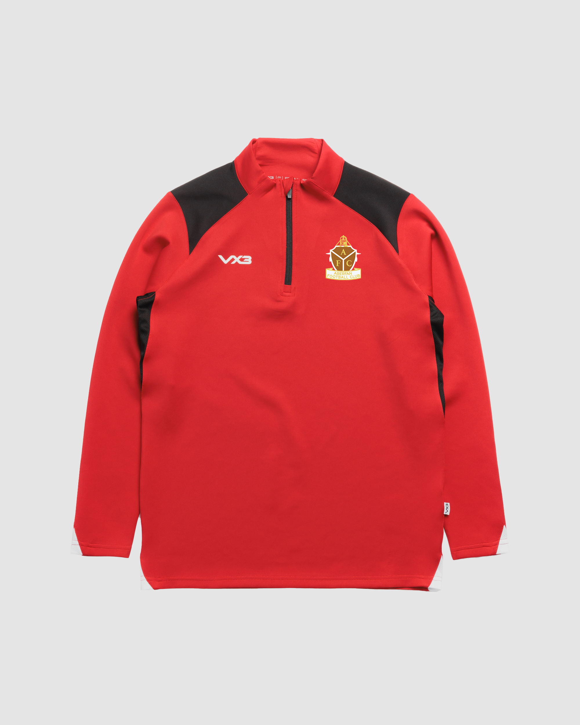 Aberfan FC Red Vertex Quarter Zip