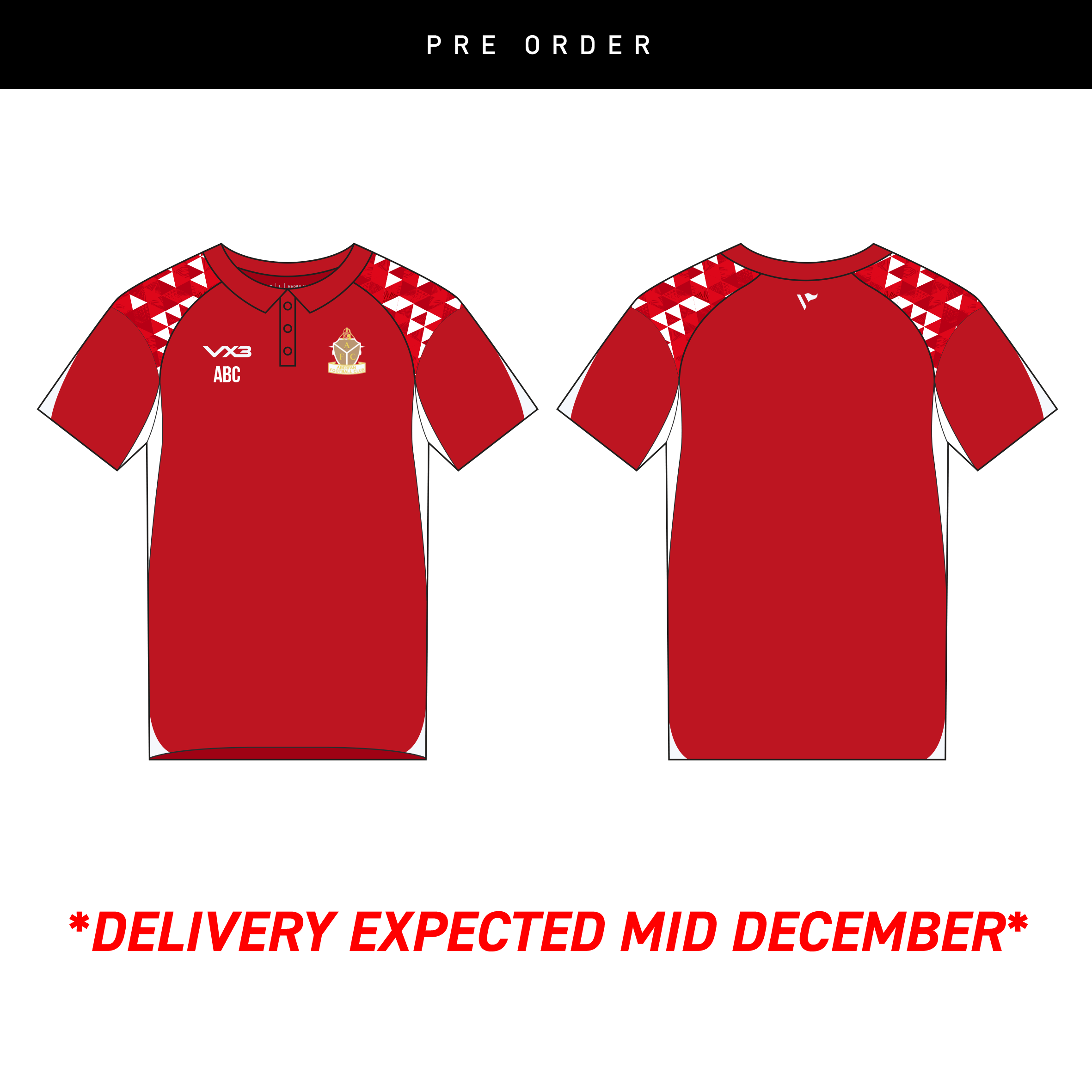 Aberfan FC Bespoke Vertex Youth Polo
