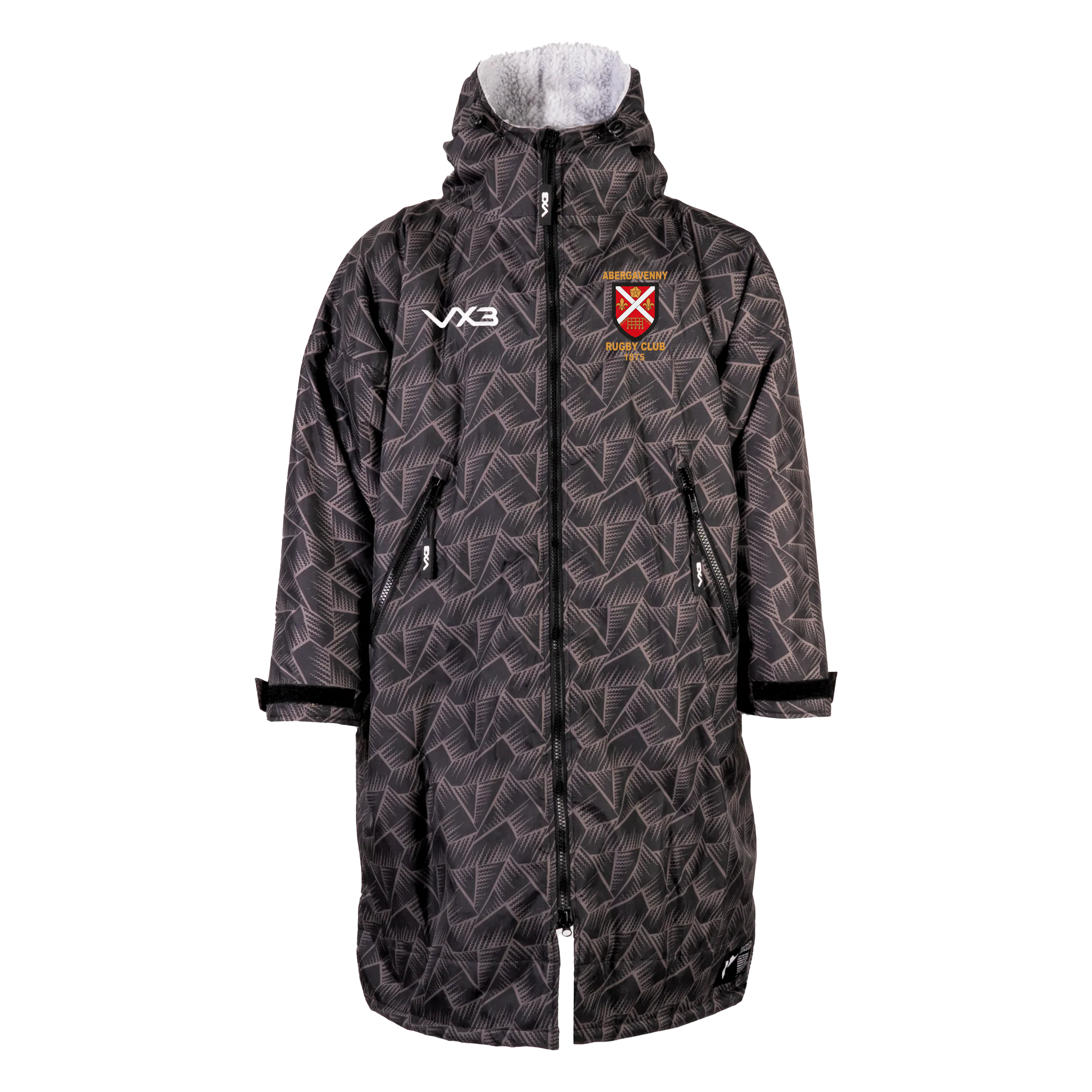 Abergavenny RFC Duro Elite Sports Robe Storm/Grey Kids