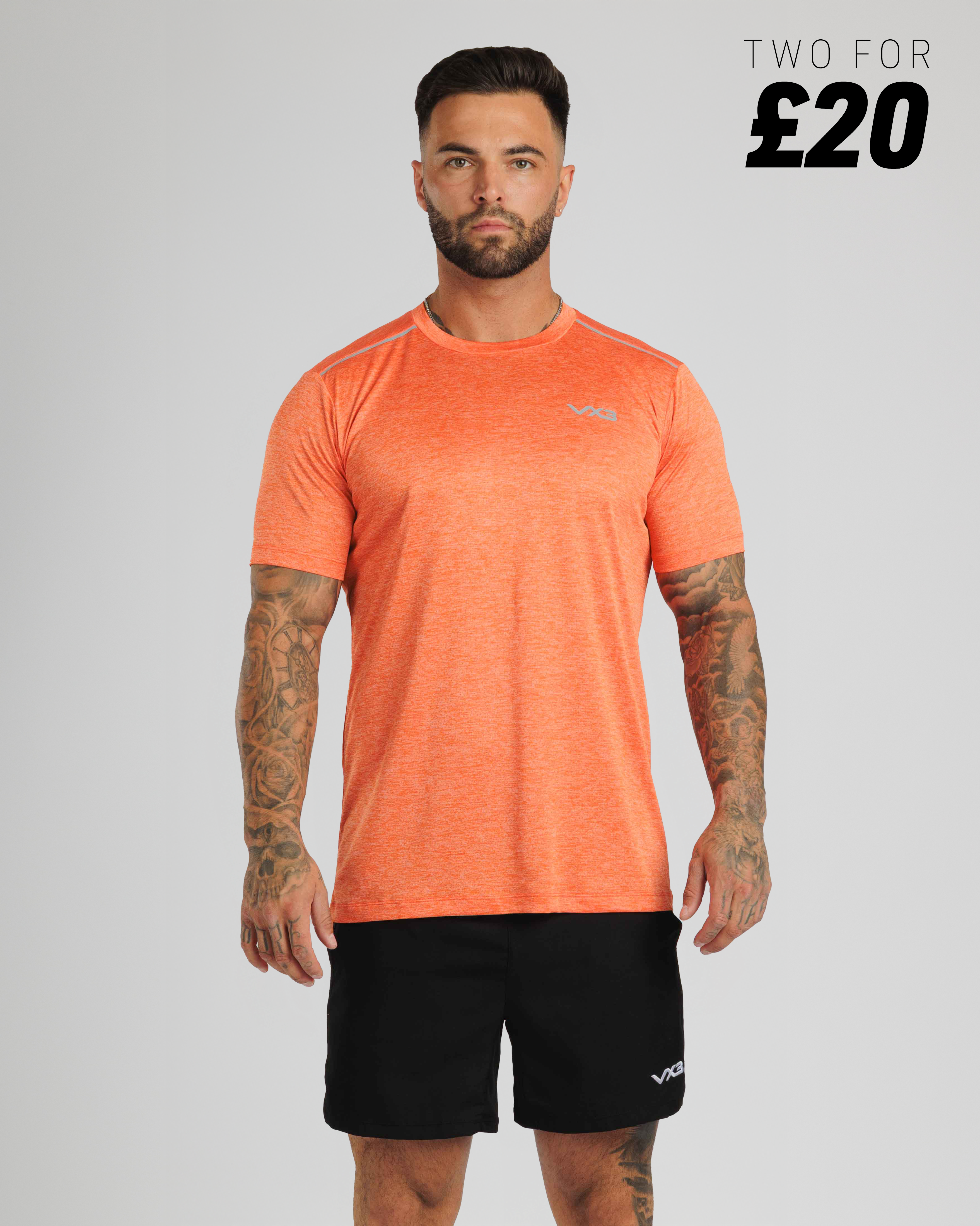 Aerolite Tee - Apricot Marl