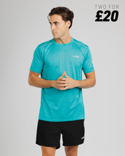 Aerolite Tee - Azure Marl