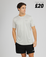 Aerolite Tee - Stone Grey Marl