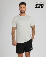 Aerolite Tee - Stone Grey