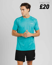 Aerolite Tee - Azure Marl