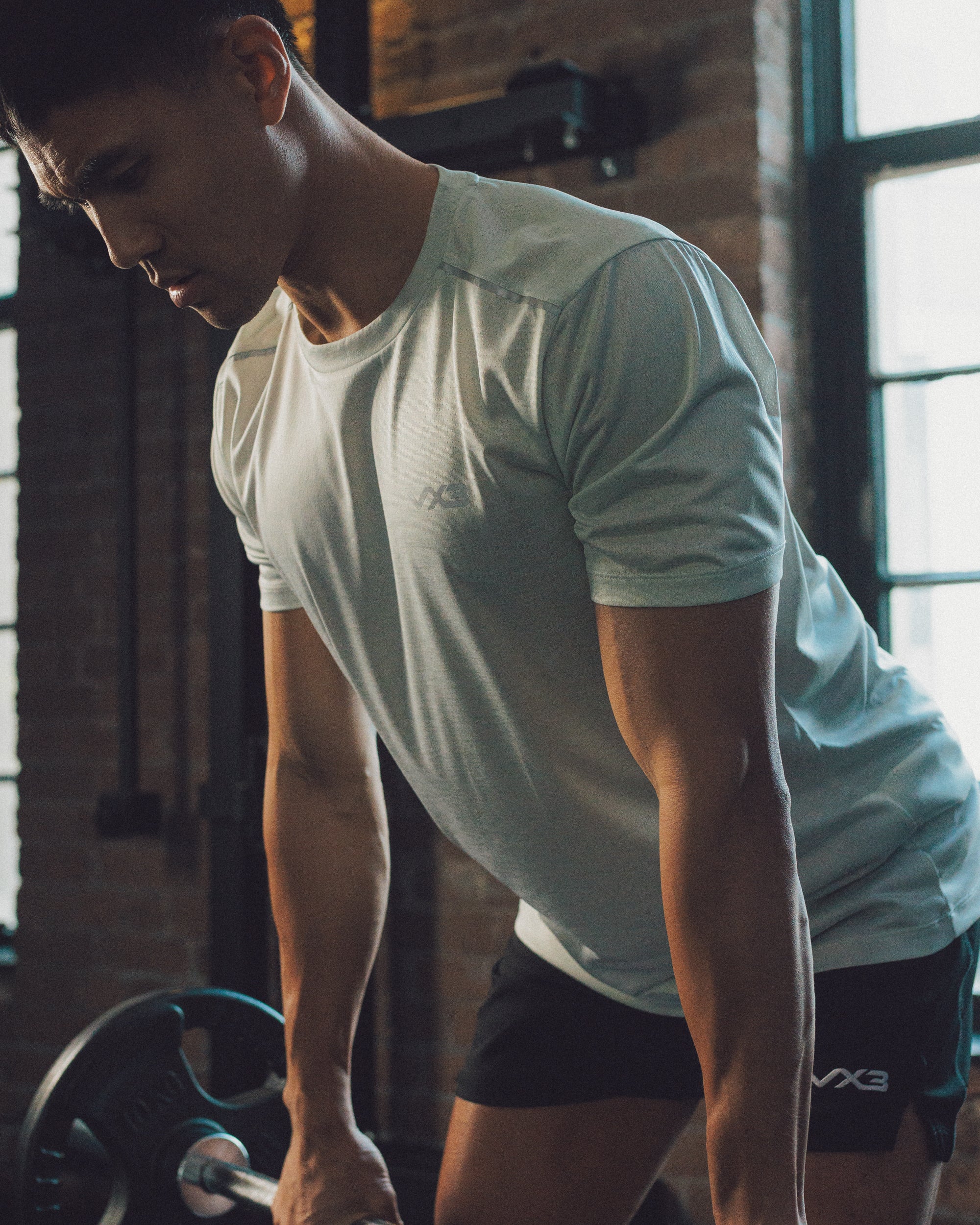 Aerolite Tee - Stone Grey Marl