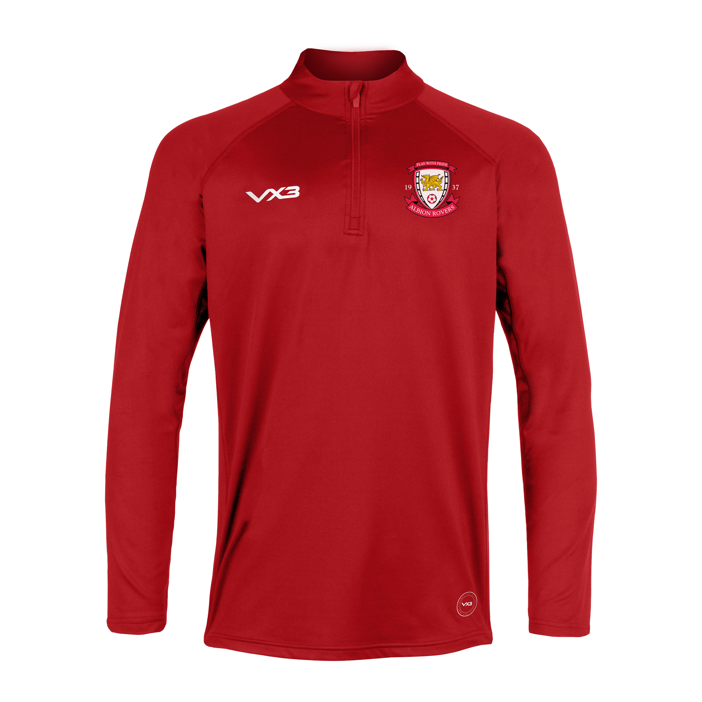 Albion Rovers FC Red Primus Quarter Zip