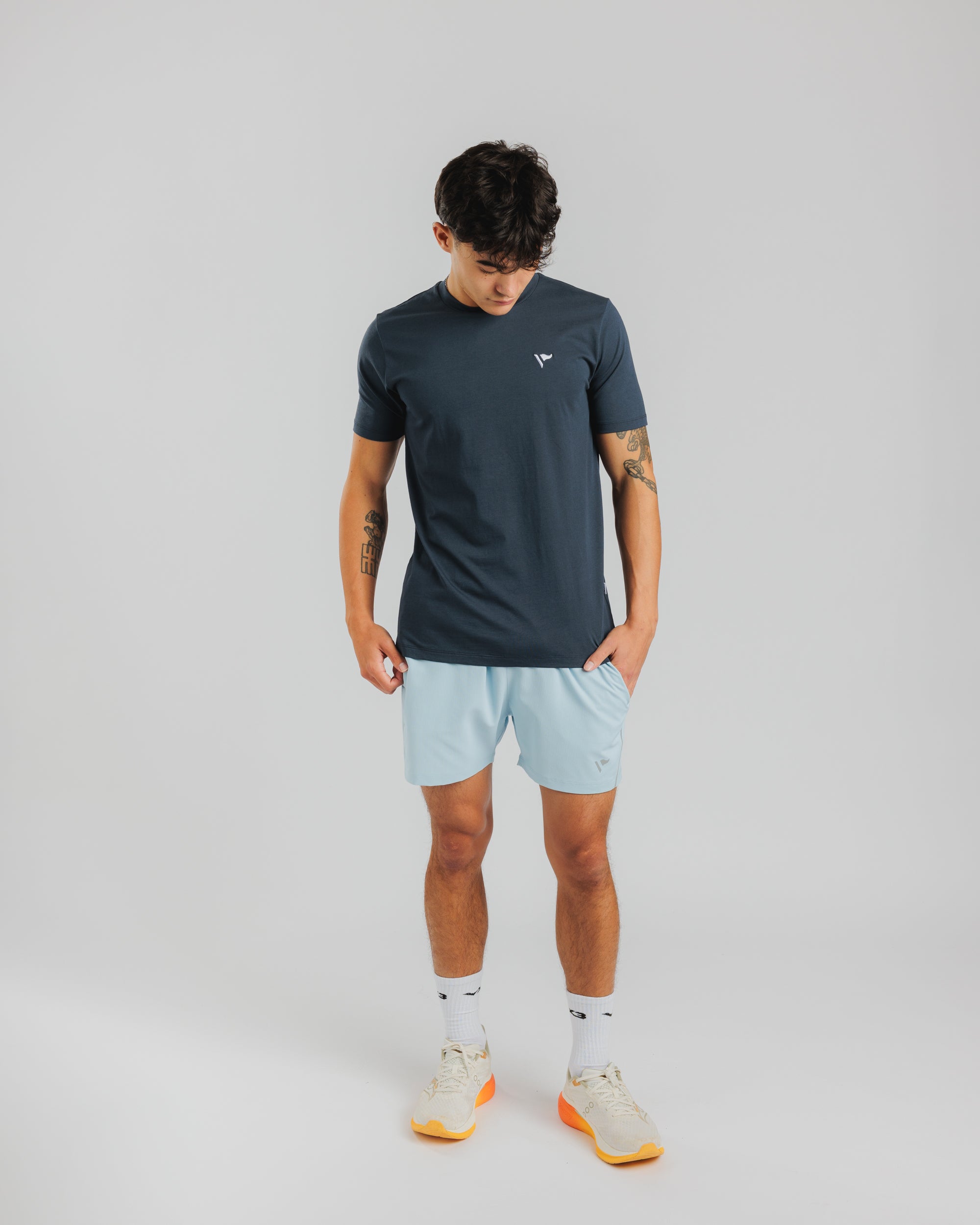 Drift S/S Cotton Tee - Faded Black
