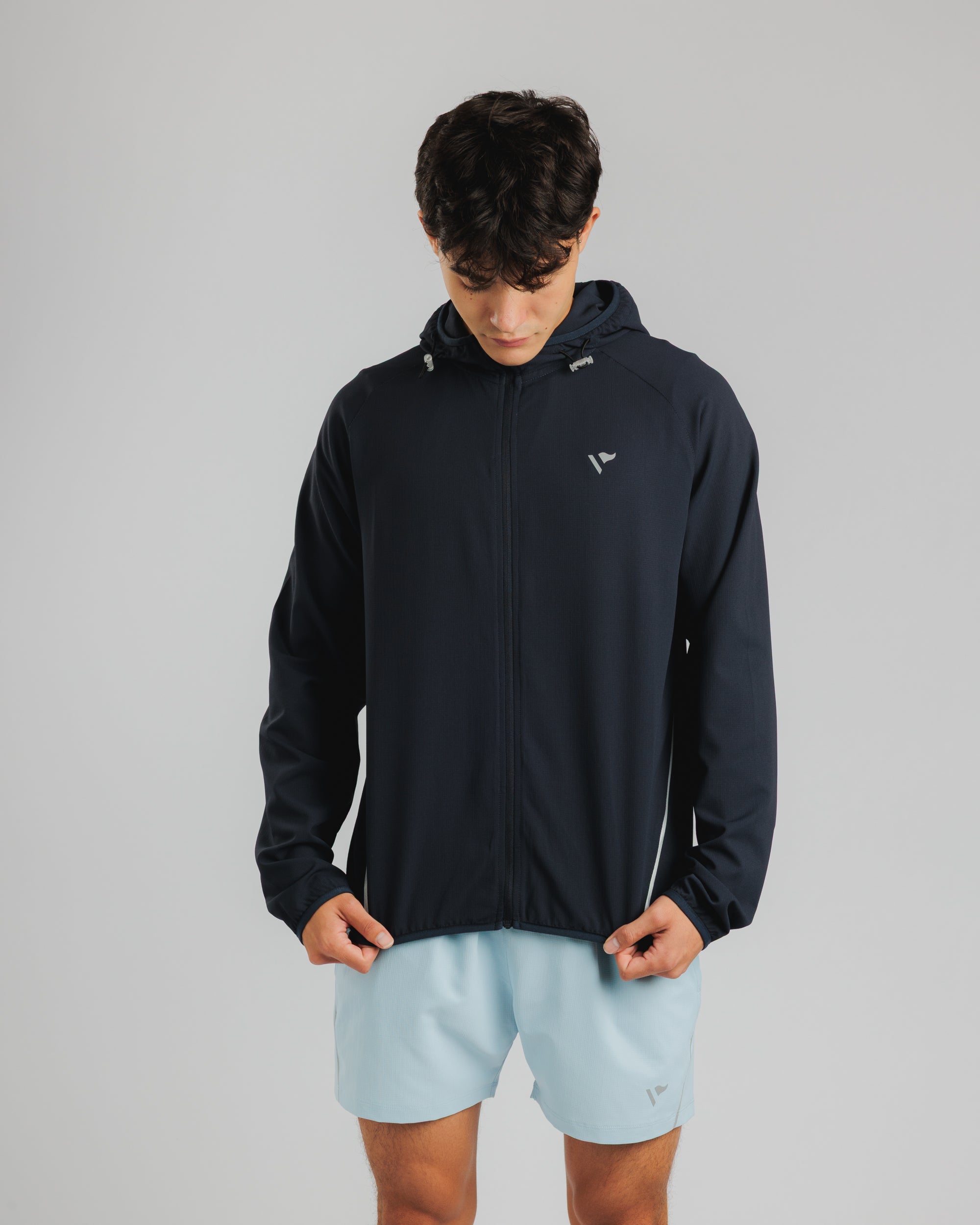 Pursuit Running Jacket - Faded Black
