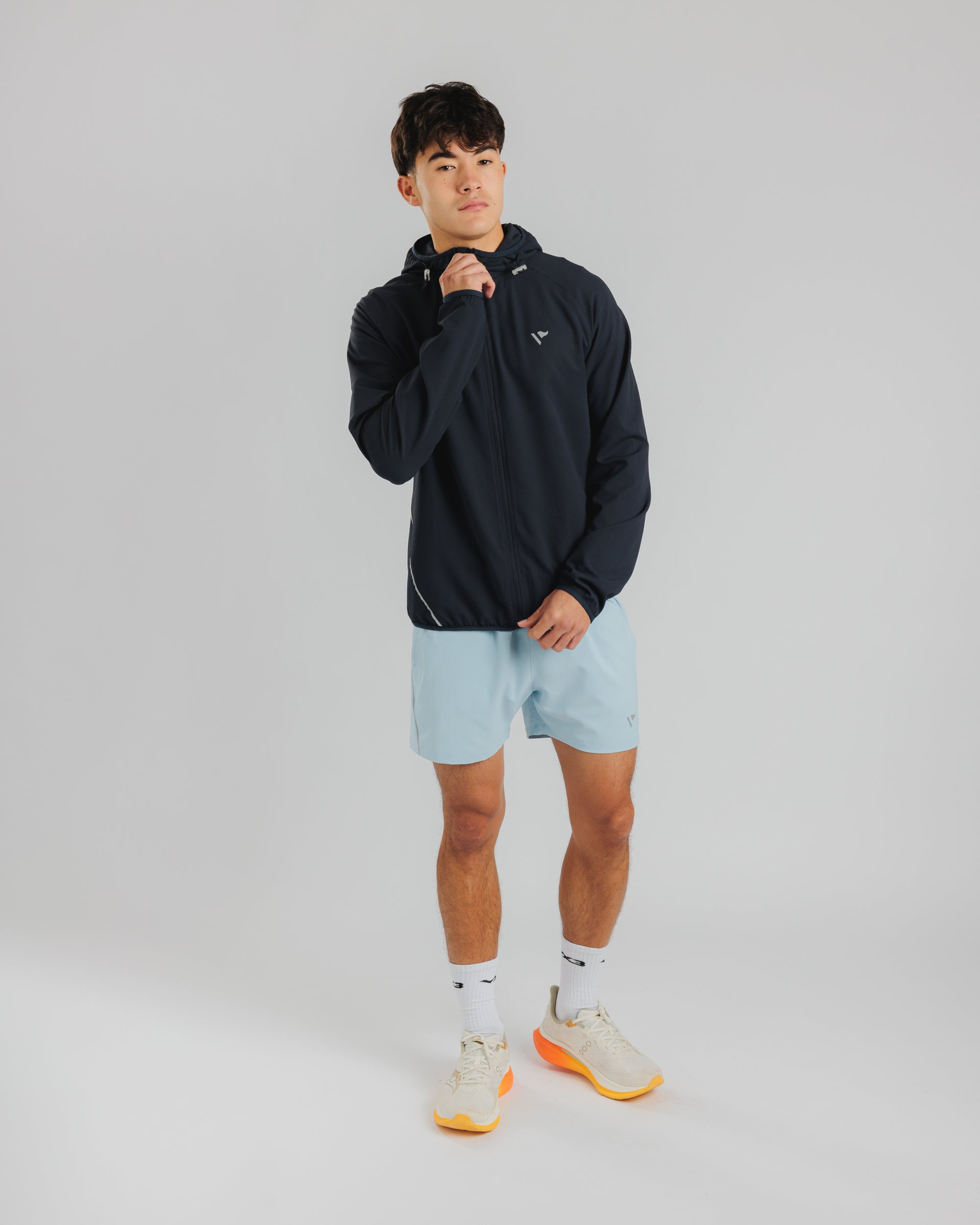 Pursuit Running Jacket - Faded Black