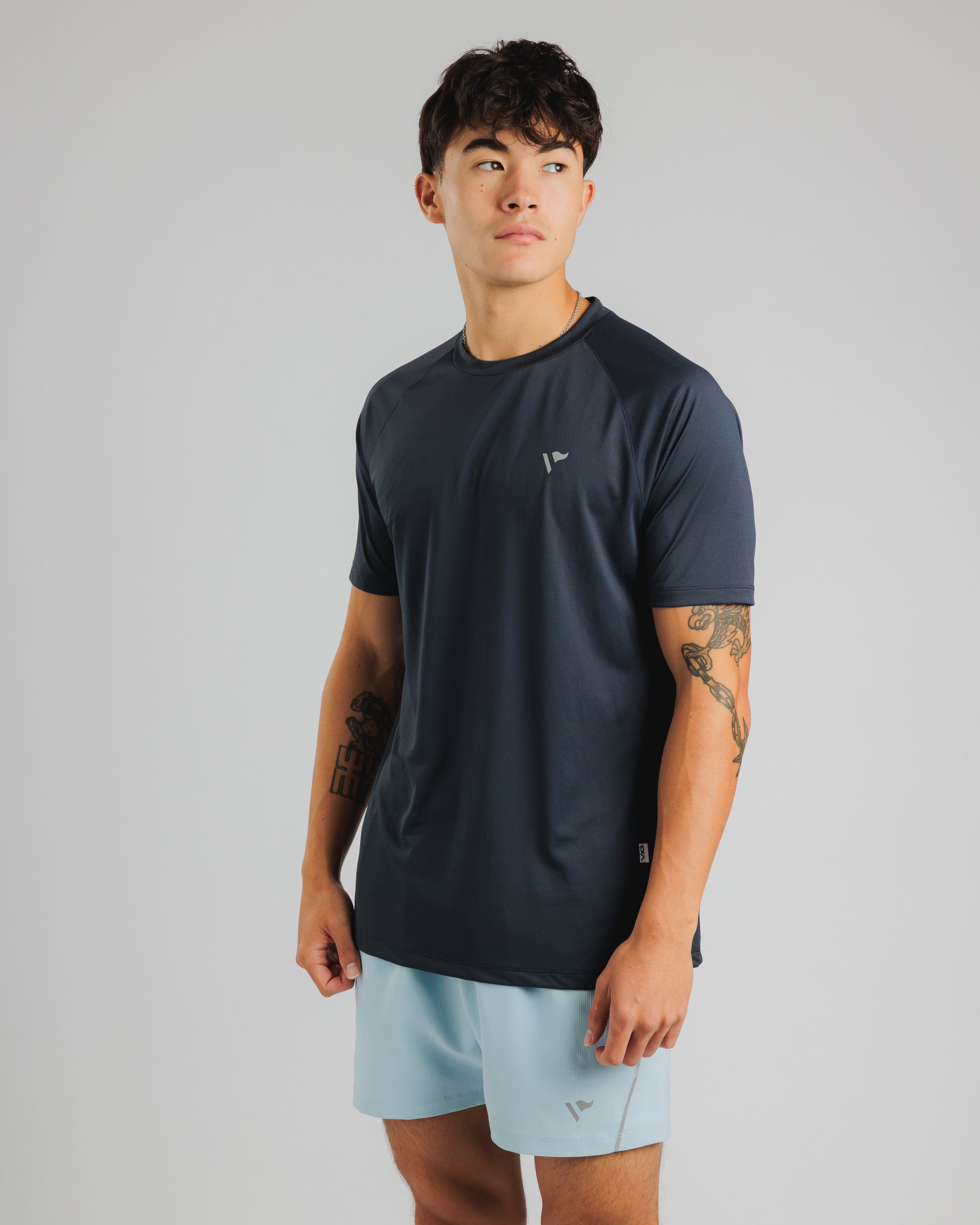Tempo S/S Tee - Faded Black