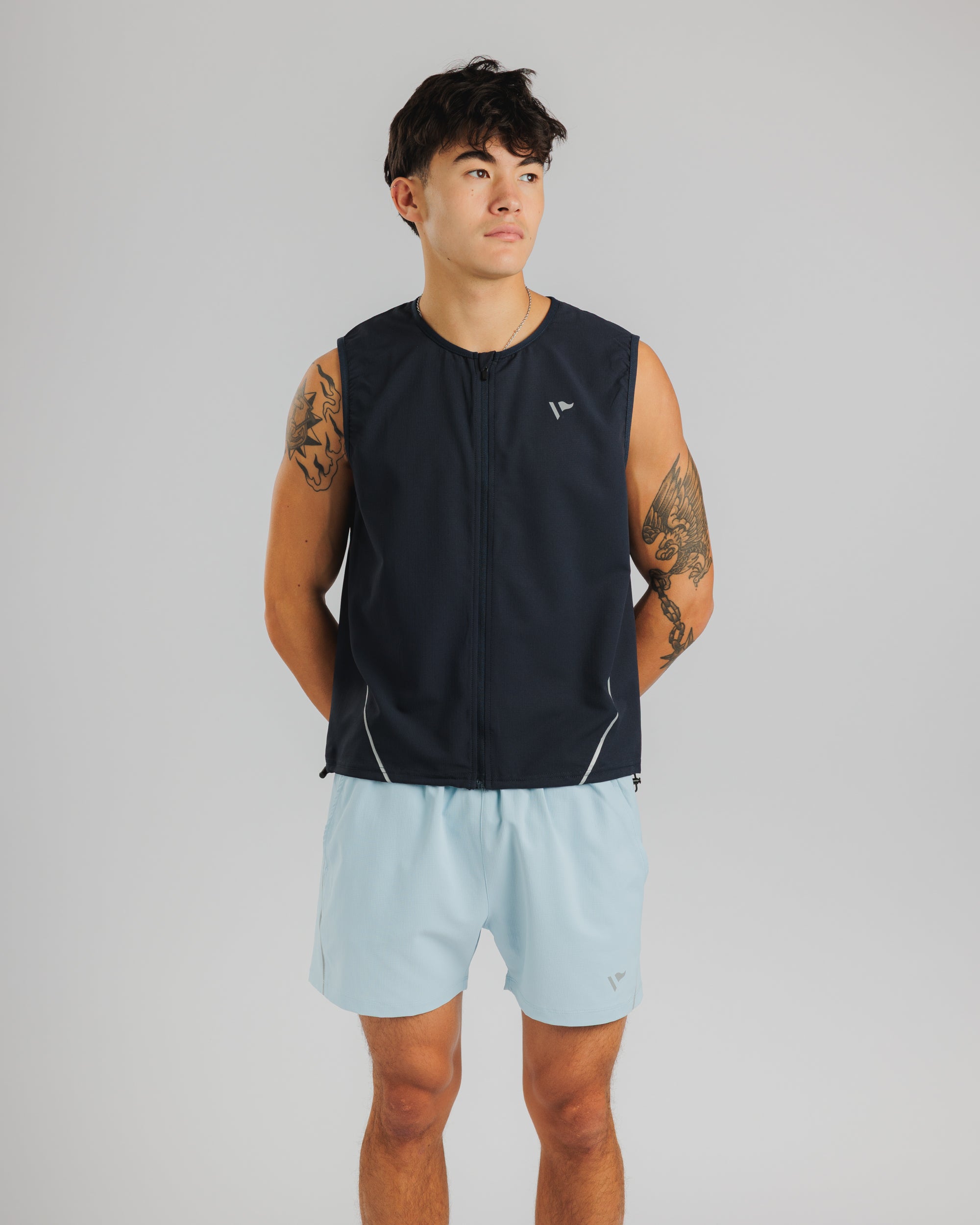 Pace Running Gilet - Faded Black
