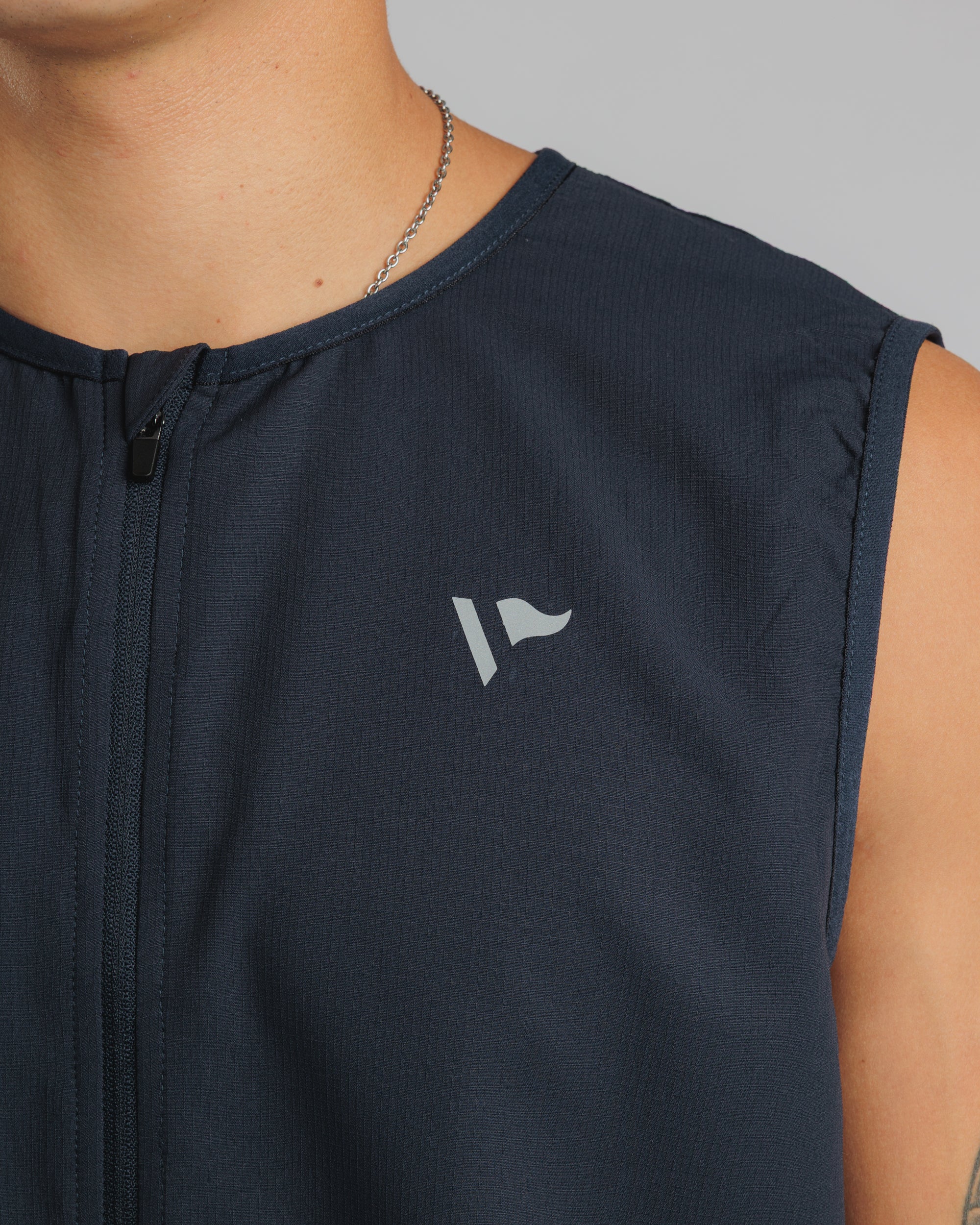 Pace Running Gilet - Faded Black
