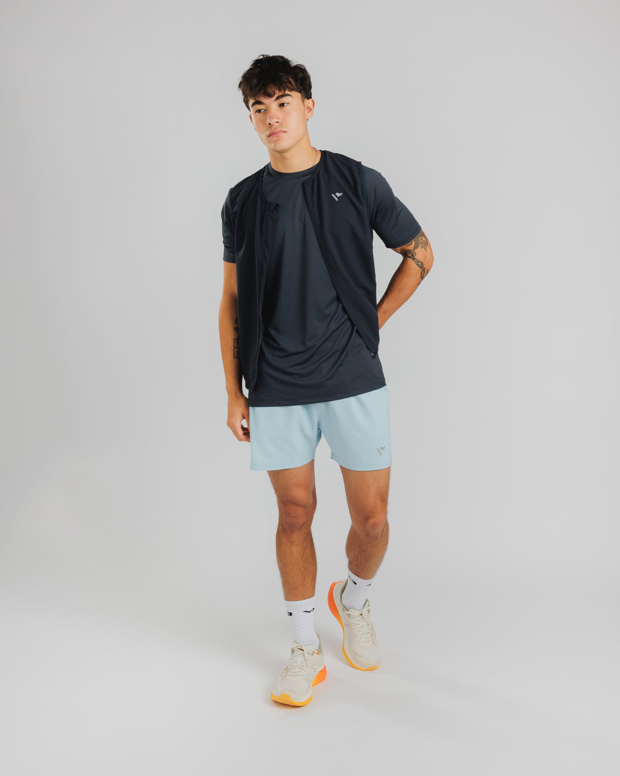 Pace Running Gilet - Faded Black