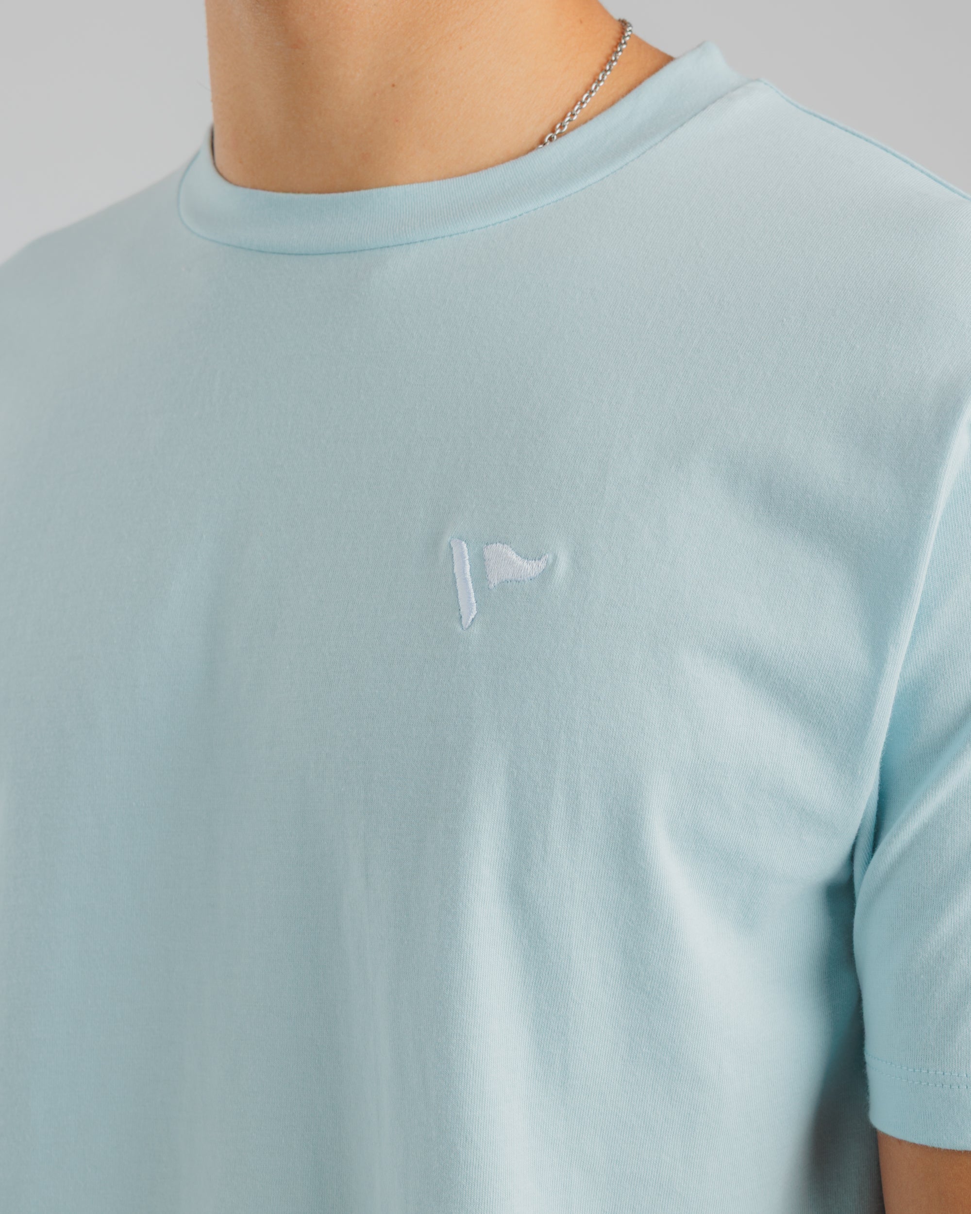 Drift S/S Cotton Tee - Sky Mist