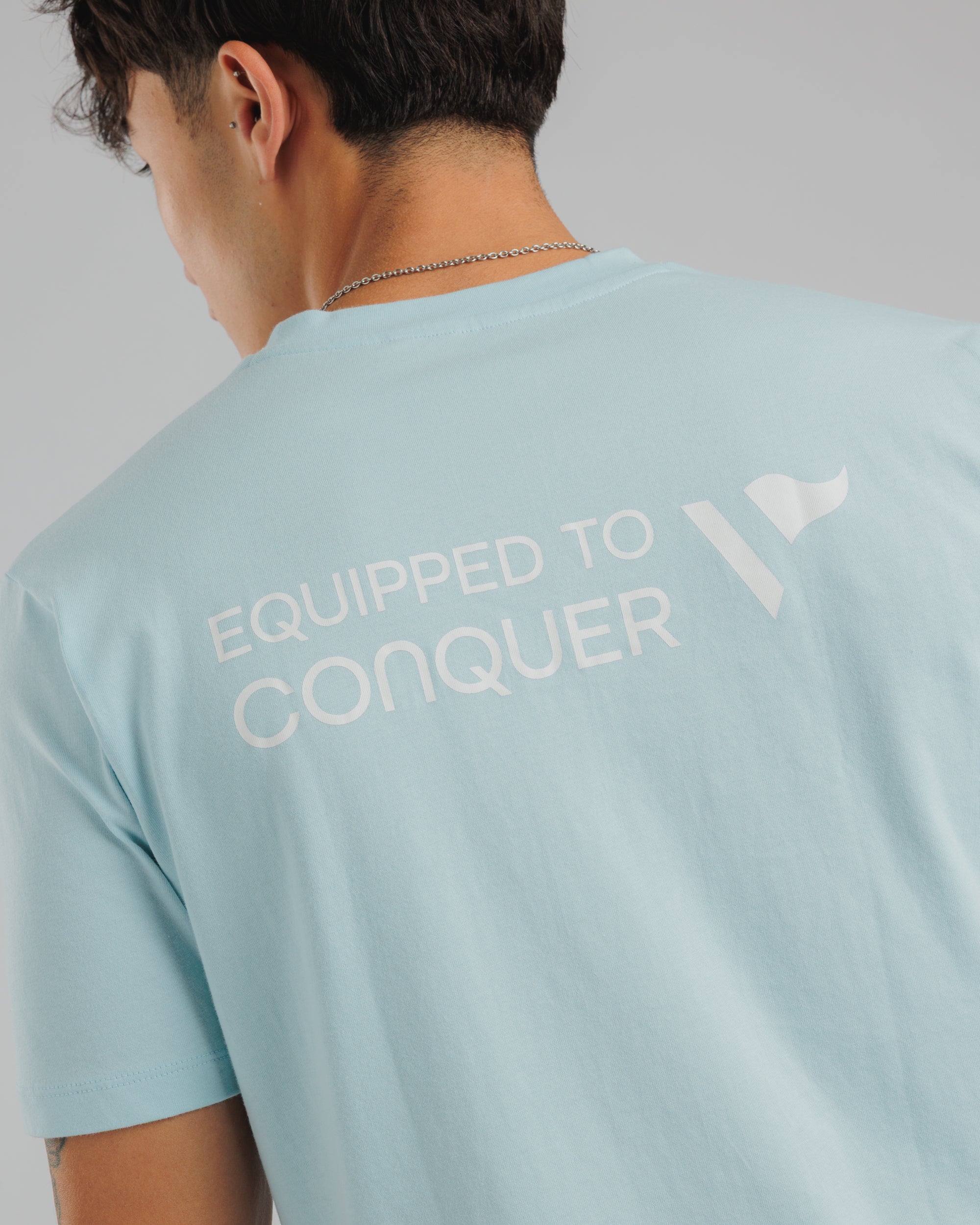 Drift S/S Cotton Tee - Sky Mist