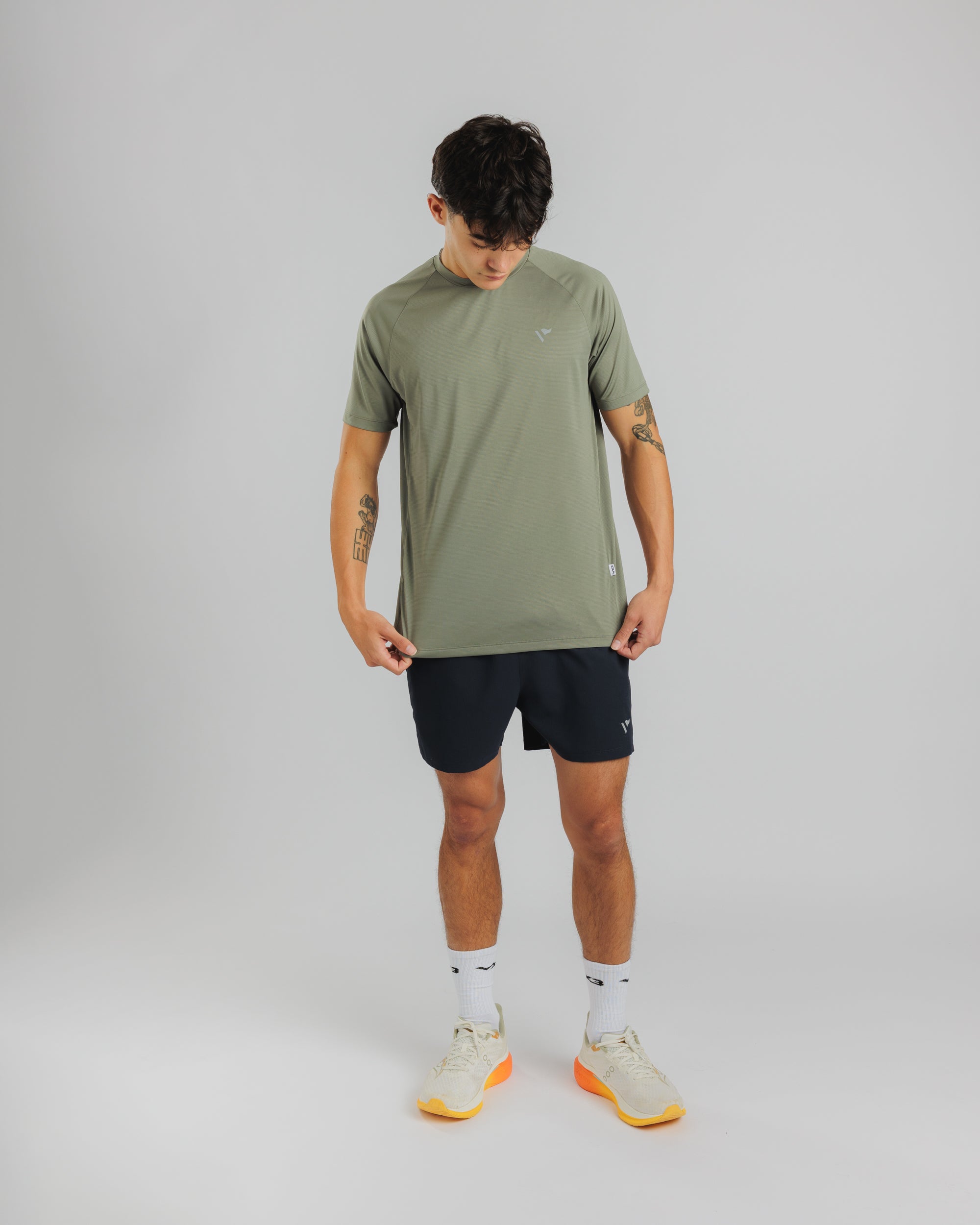Tempo S/S Tee - Pale Olive