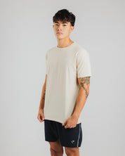 Drift S/S Cotton Tee - Chalk White